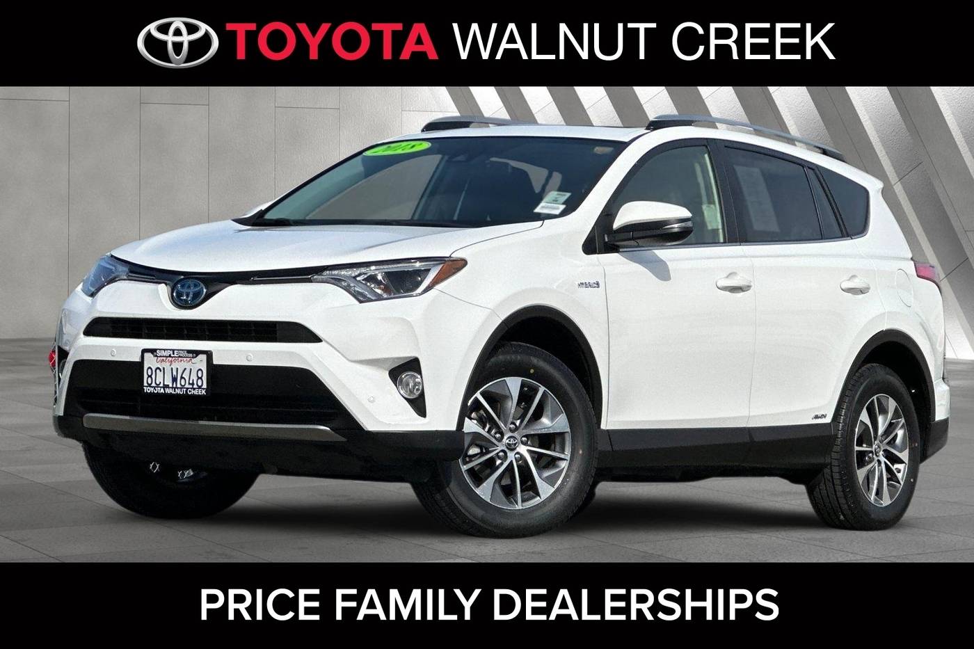 2018 Toyota RAV4 Hybrid XLE — SUV — 121,577 mi — Walnut Creek, CA