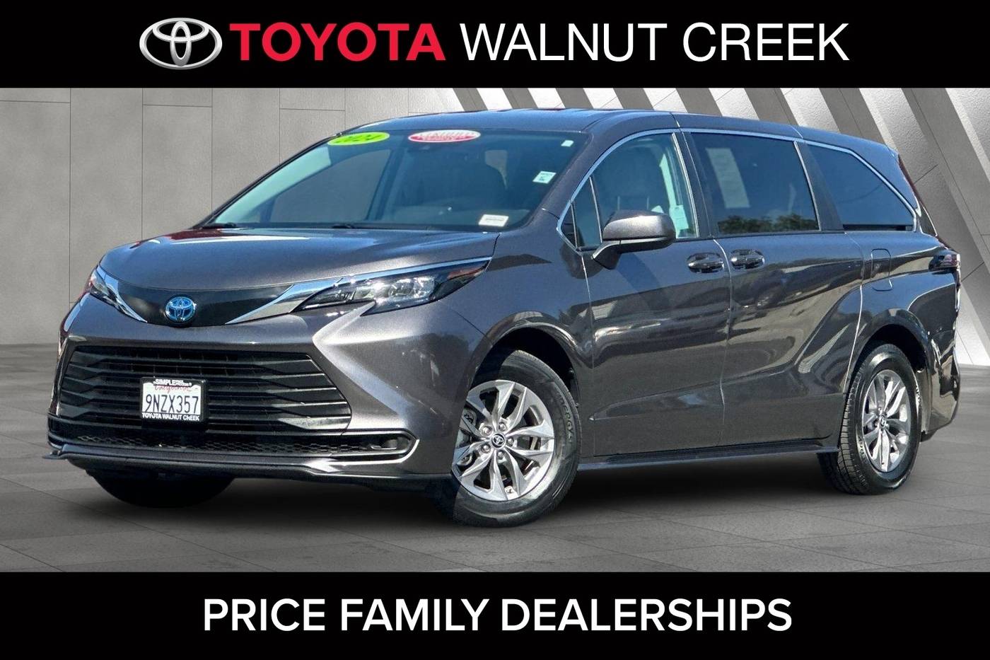 2024 Toyota Sienna LE — Minivan — 36,429 mi — Walnut Creek, CA