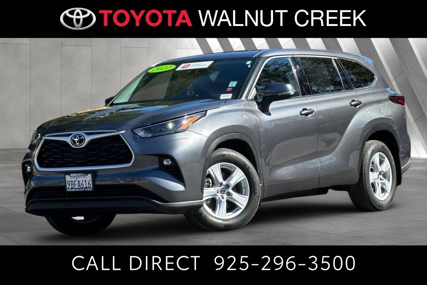 2022 Toyota Highlander LE — SUV — 24,628 mi — Walnut Creek, CA