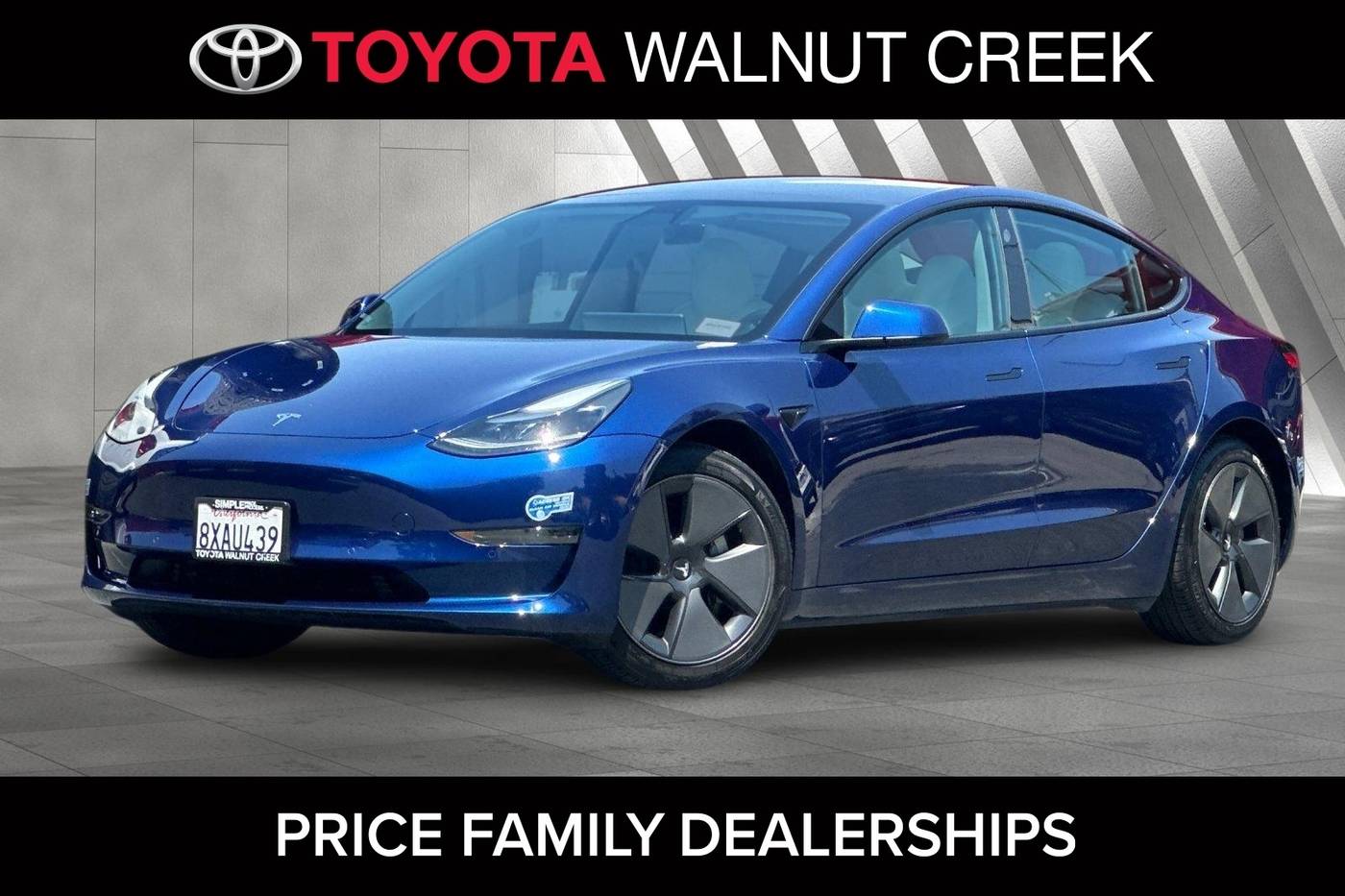 2021 Tesla Model 3 Long Range — Sedan — 9,246 mi — Walnut Creek, CA