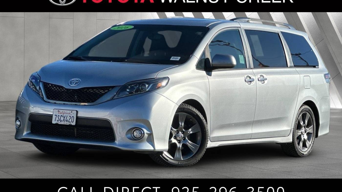 2016 Toyota Sienna SE — Minivan — 107,588 mi — Walnut Creek, CA