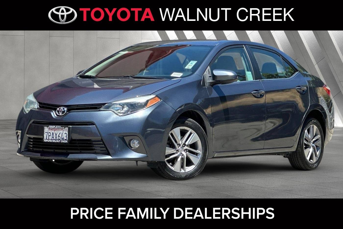 2015 Toyota Corolla LE Eco Plus — Sedan — 48,776 mi — Walnut Creek, CA