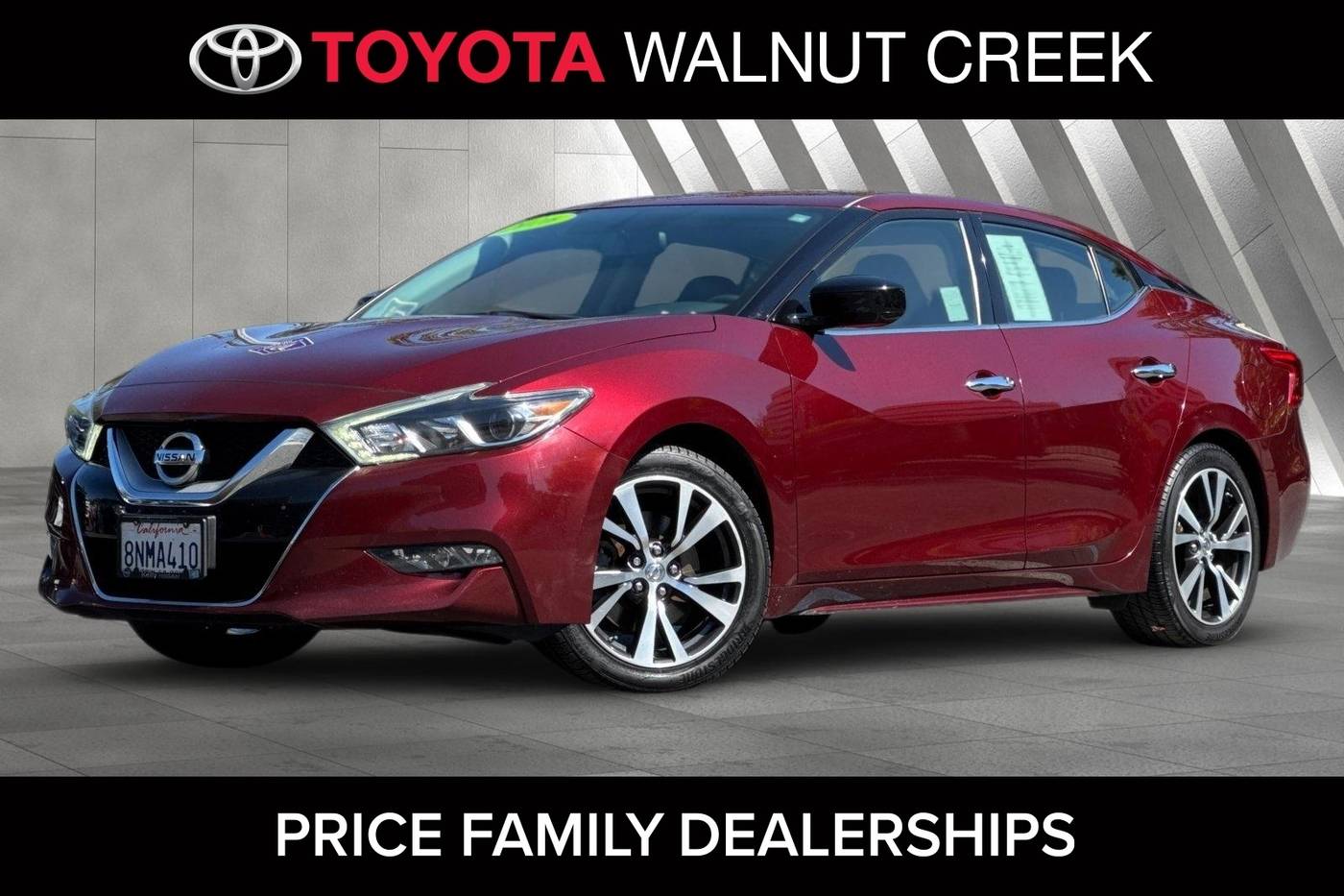 2016 Nissan Maxima S — Sedan — 68,594 mi — Walnut Creek, CA