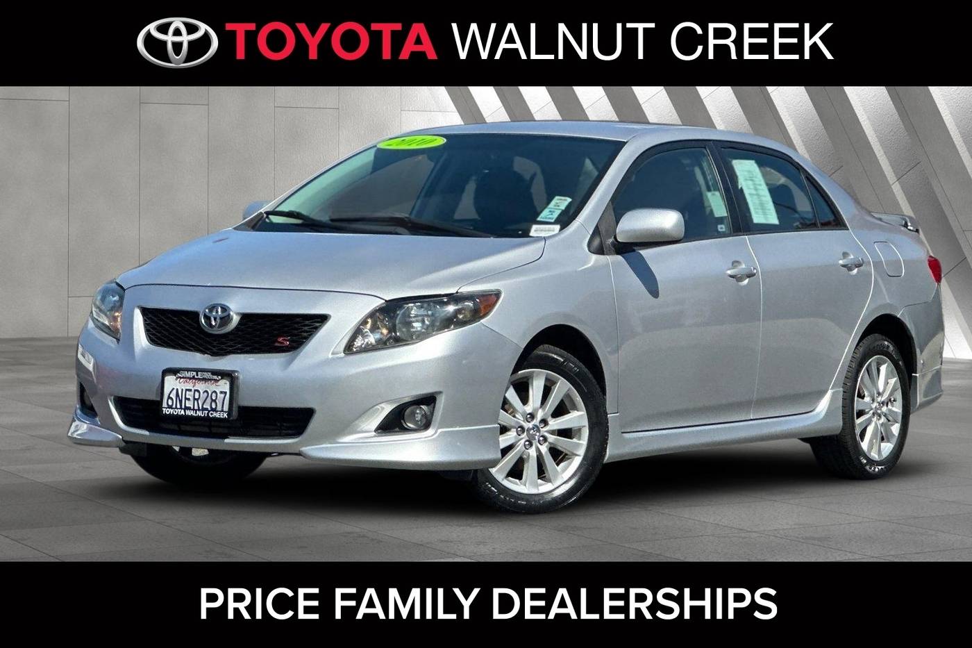 2010 Toyota Corolla S — Sedan — 109,274 mi — Walnut Creek, CA