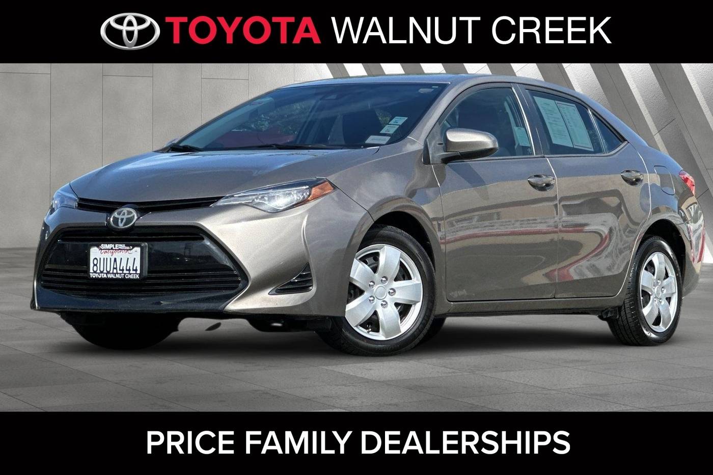 2017 Toyota Corolla LE — Sedan — 103,096 mi — Walnut Creek, CA