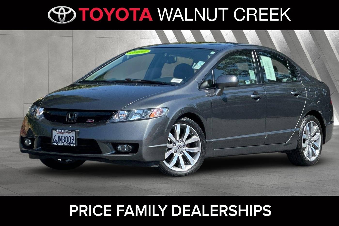 2009 Honda Civic Si — Sedan — 62,556 mi — Walnut Creek, CA