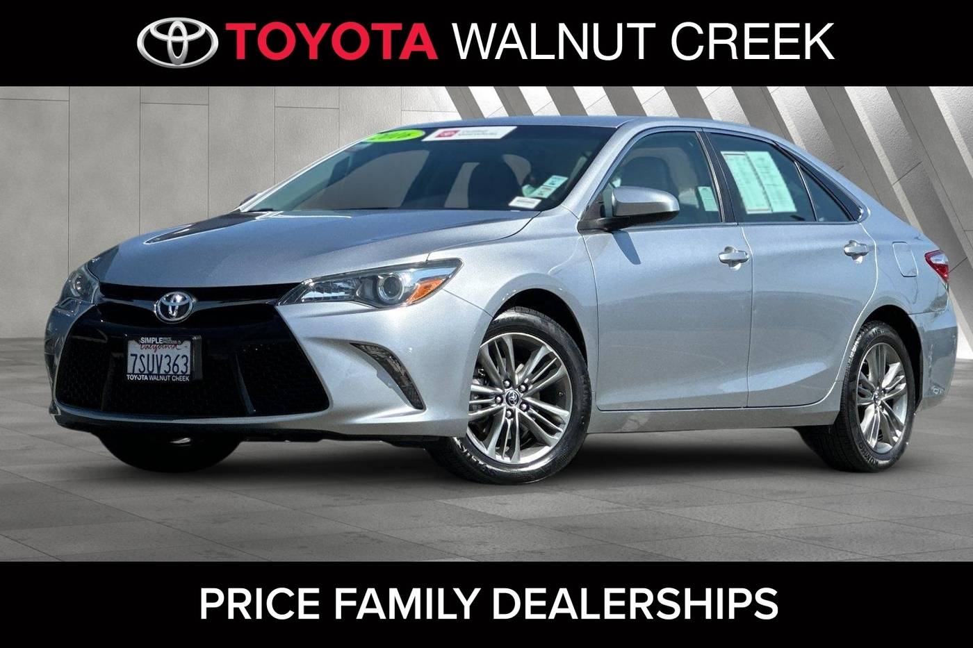 2016 Toyota Camry SE — Sedan — 116,263 mi — Walnut Creek, CA