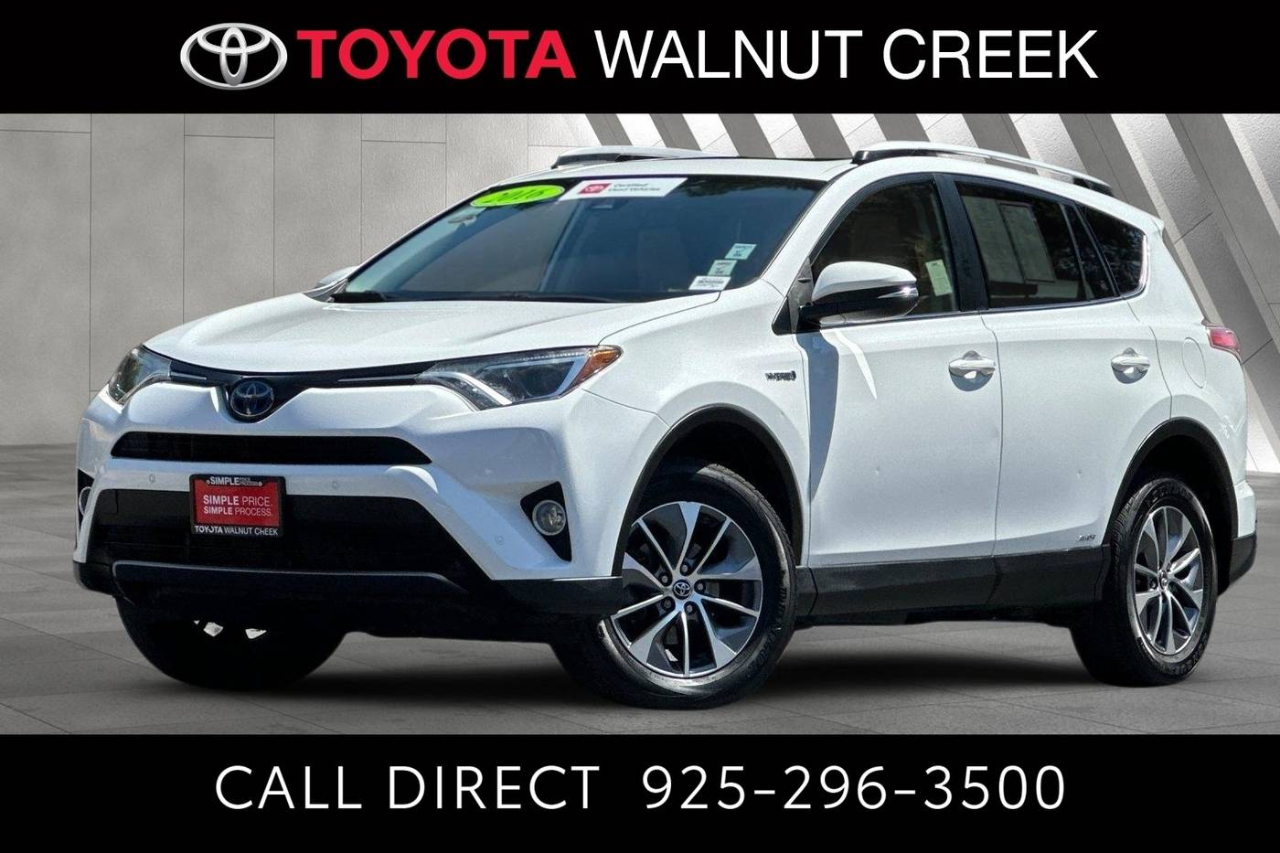 2016 Toyota RAV4 Hybrid XLE — SUV — 84,656 mi — Walnut Creek, CA