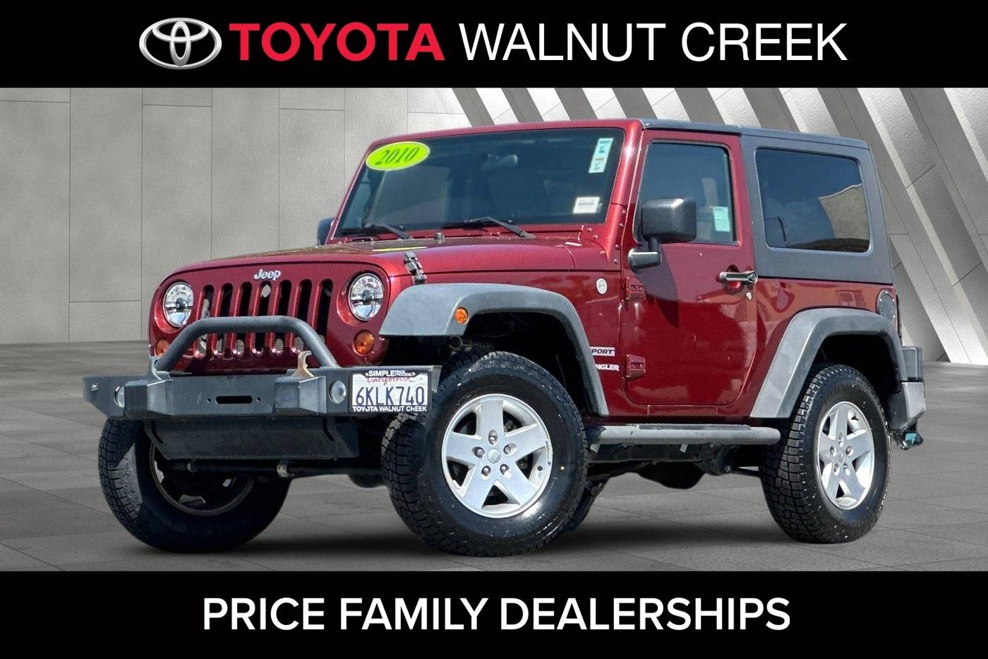 2010 Jeep Wrangler Sport — SUV — 85,409 mi — Walnut Creek, CA