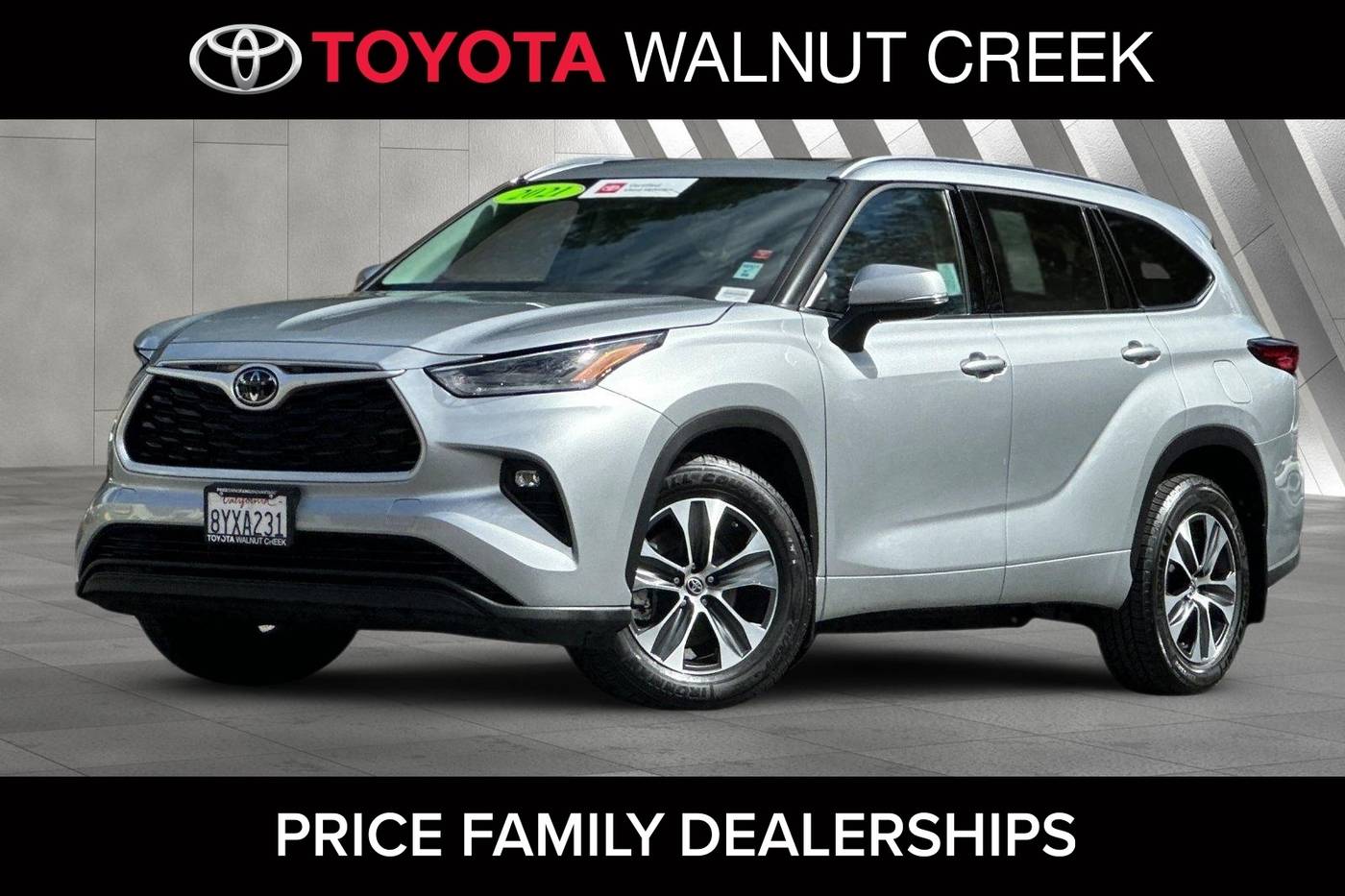 2021 Toyota Highlander XLE — SUV — 62,712 mi — Walnut Creek, CA