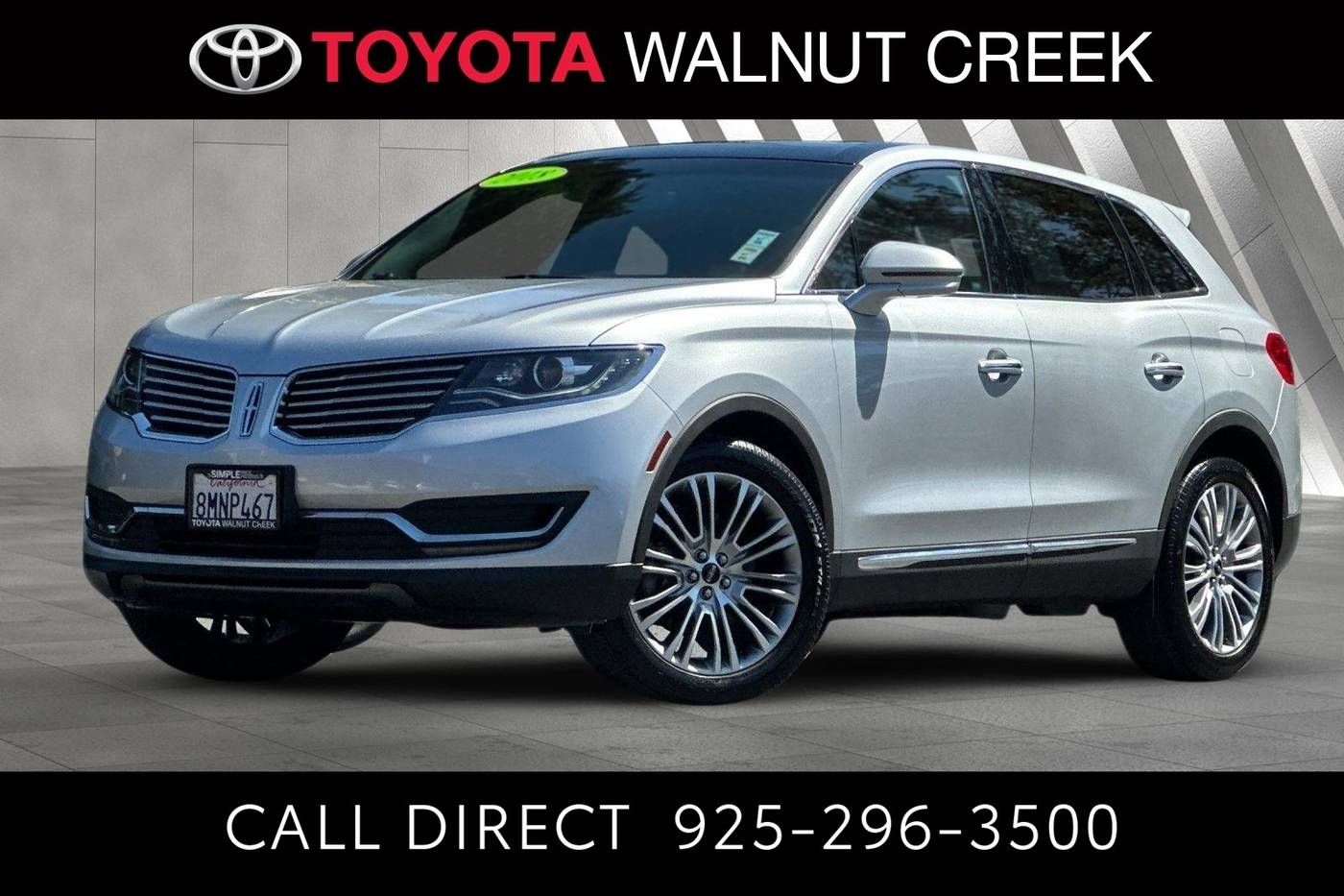 2018 Lincoln MKX Reserve — SUV — 36,129 mi — Walnut Creek, CA