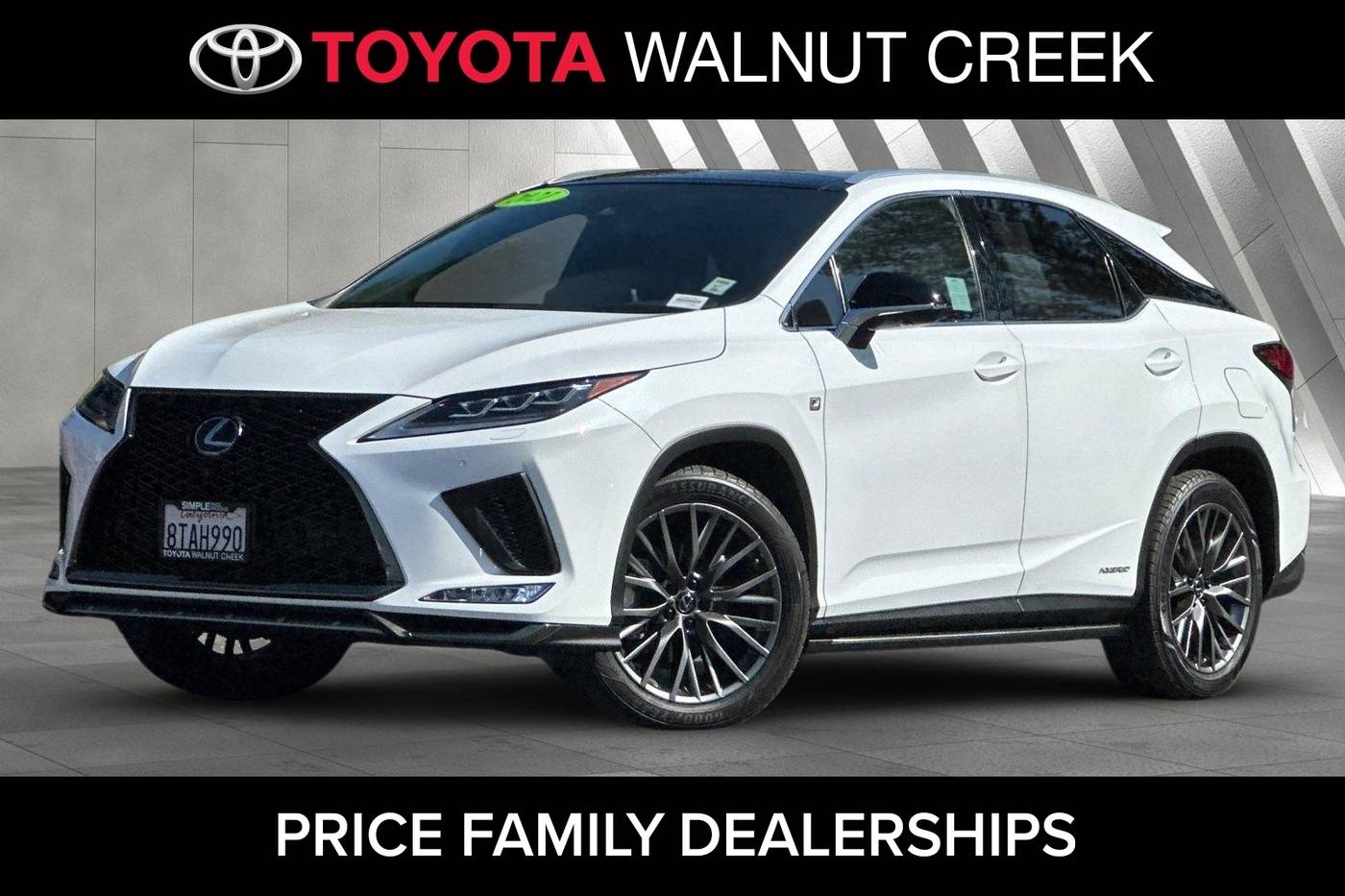 2021 Lexus RX RX 450h F Sport — SUV — 68,730 mi — Walnut Creek, CA