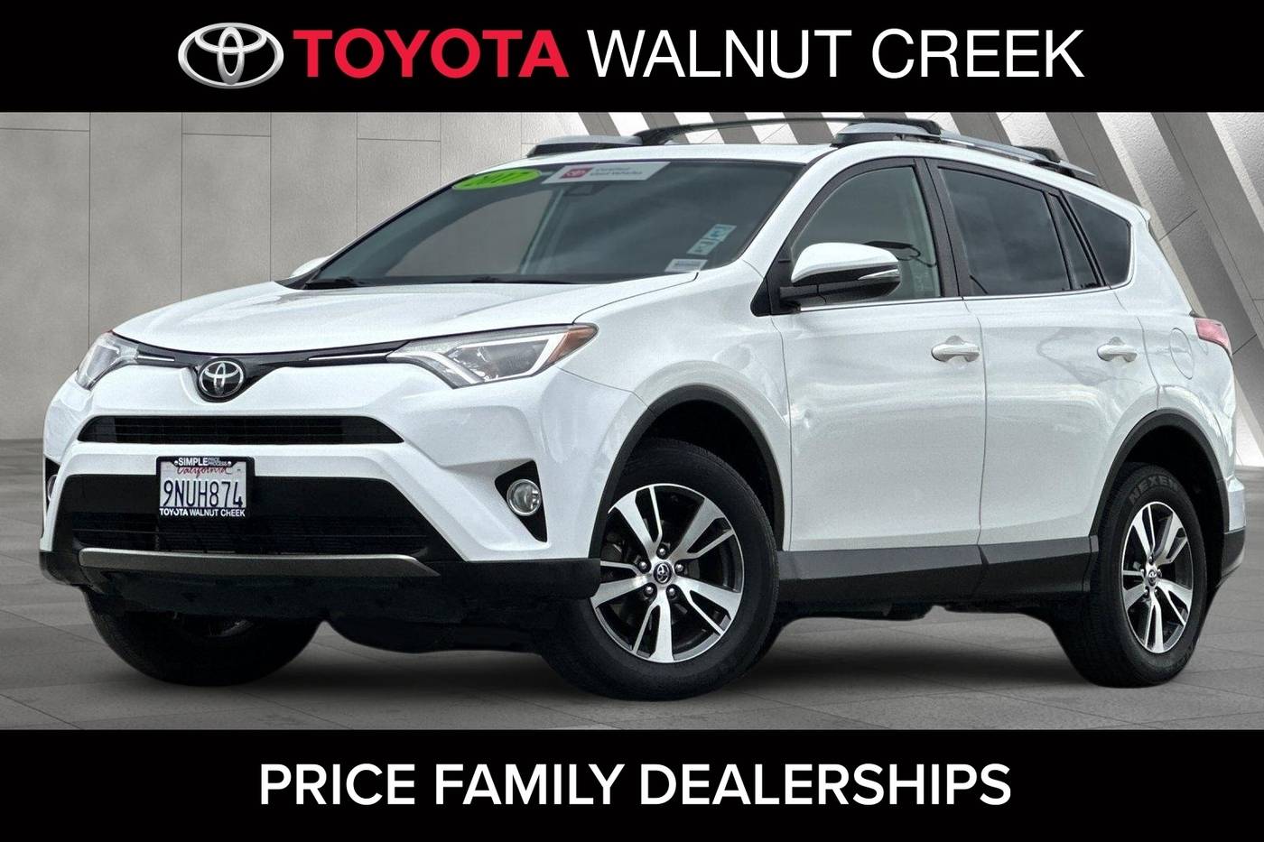2017 Toyota RAV4 XLE — SUV — 112,683 mi — Walnut Creek, CA