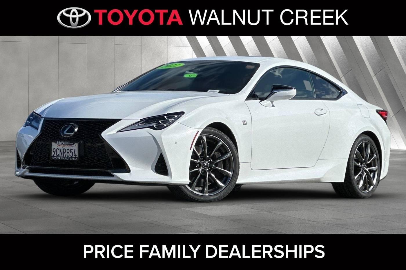 2022 Lexus RC RC 350 F SPORT — Coupe — 25,891 mi — Walnut Creek, CA