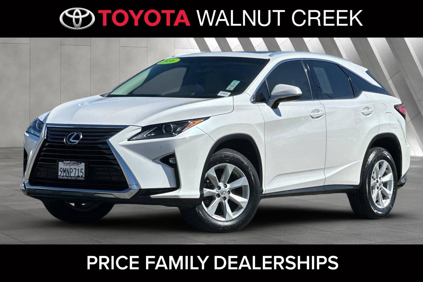 2016 Lexus RX RX 350 — SUV — 156,819 mi — Walnut Creek, CA