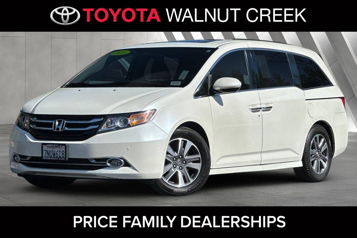 2016 Honda Odyssey Touring Elite — Minivan — 126,320 mi — Walnut Creek, CA