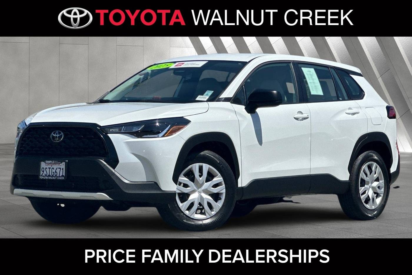 2025 Toyota Corolla Cross L — SUV — 1,663 mi — Walnut Creek, CA