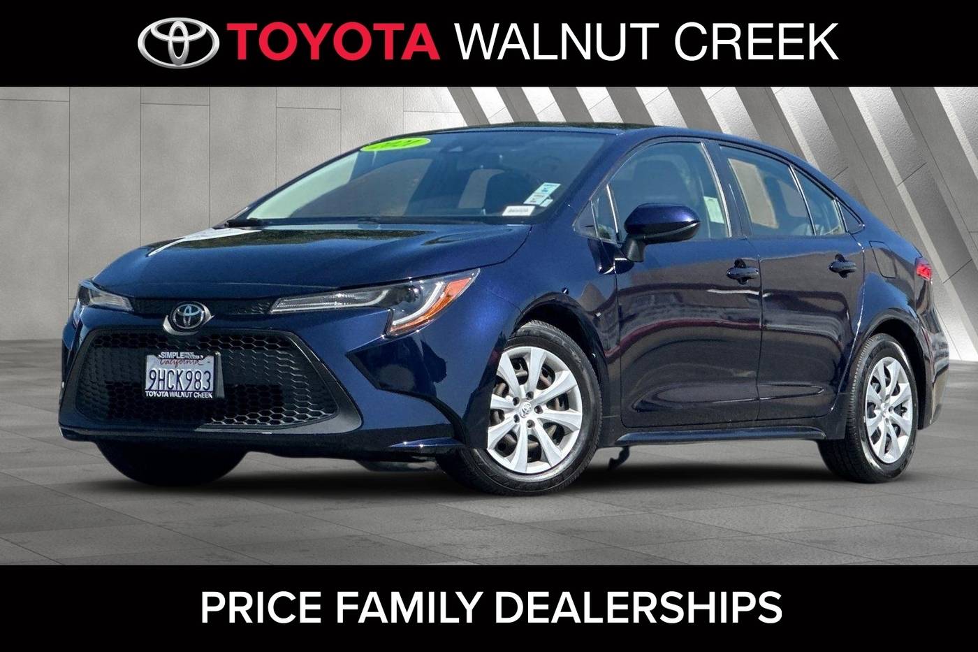 2021 Toyota Corolla LE — Sedan — 107,737 mi — Walnut Creek, CA