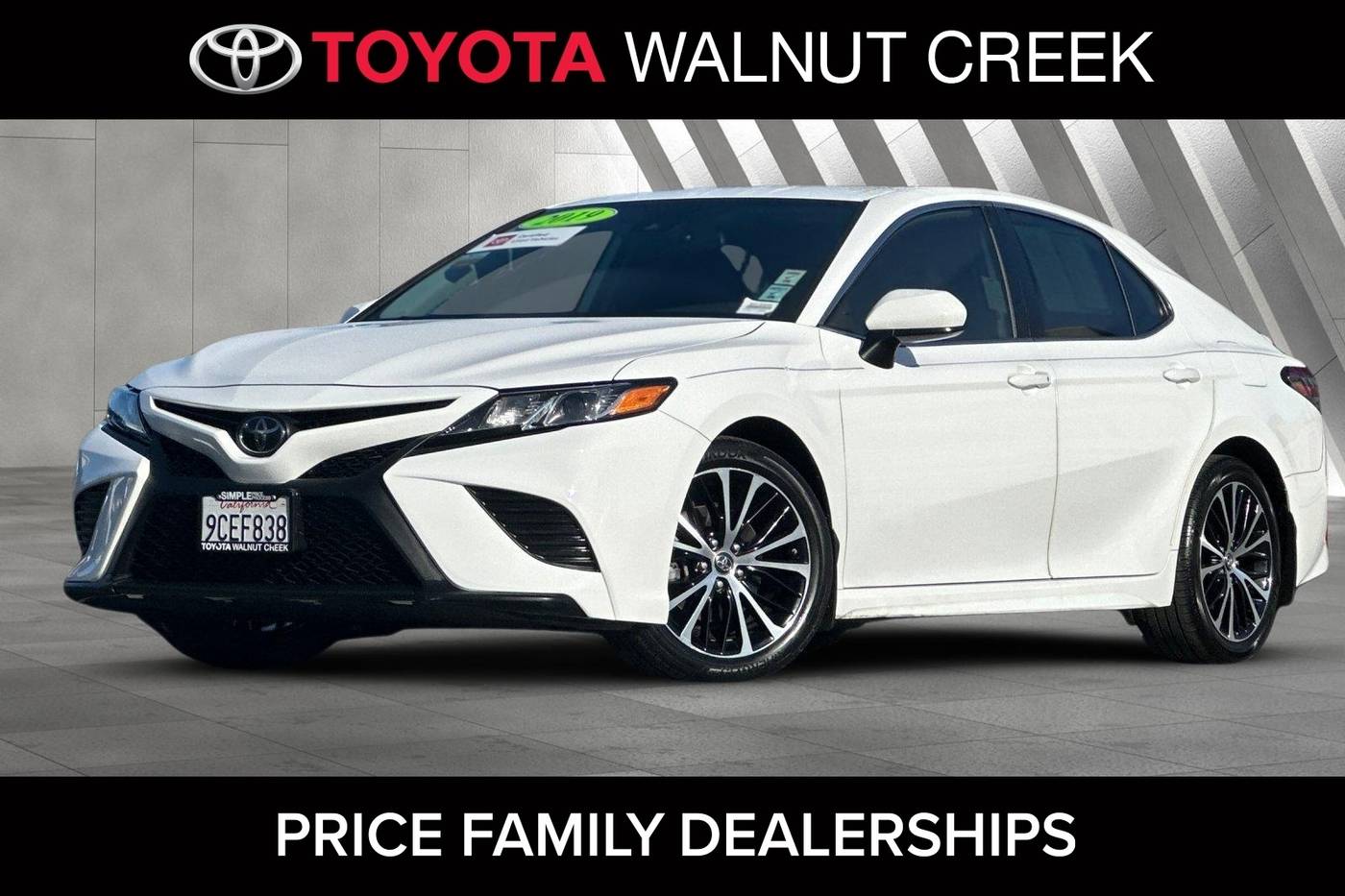2019 Toyota Camry SE — Sedan — 74,618 mi — Walnut Creek, CA