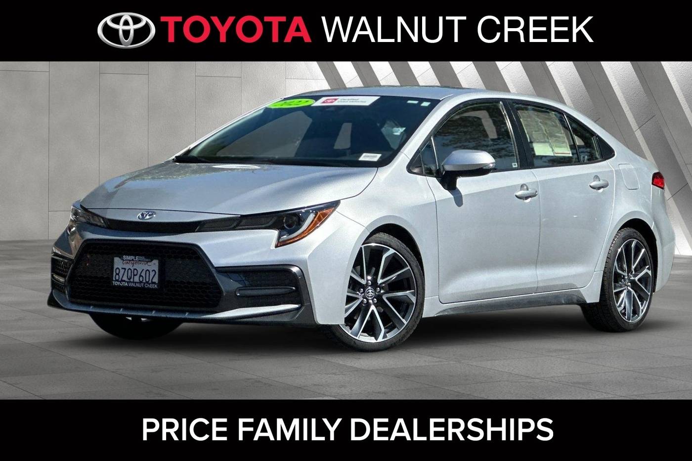 2022 Toyota Corolla SE — Sedan — 53,273 mi — Walnut Creek, CA