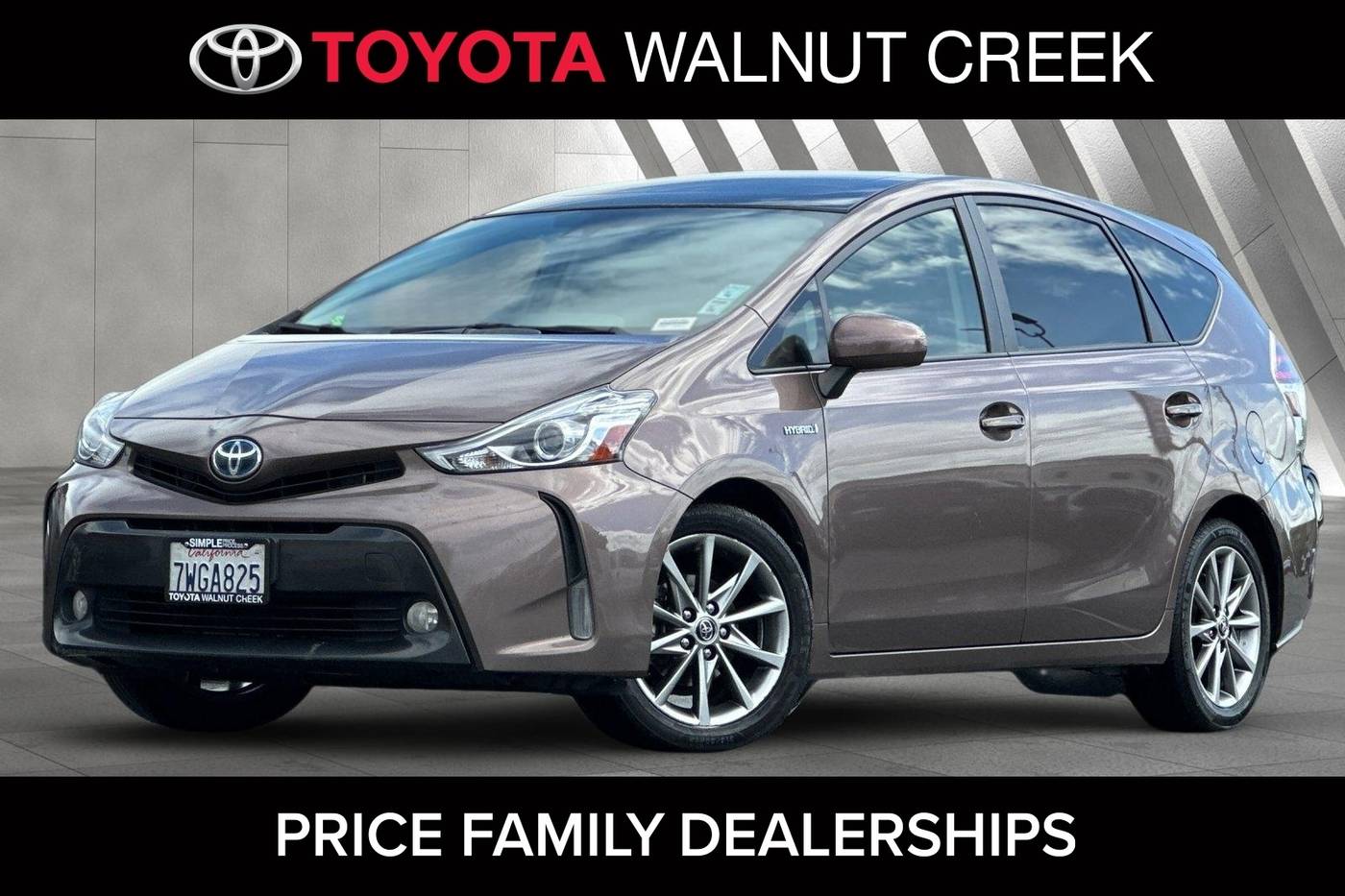 2017 Toyota Prius v Five — Wagon — 129,385 mi — Walnut Creek, CA