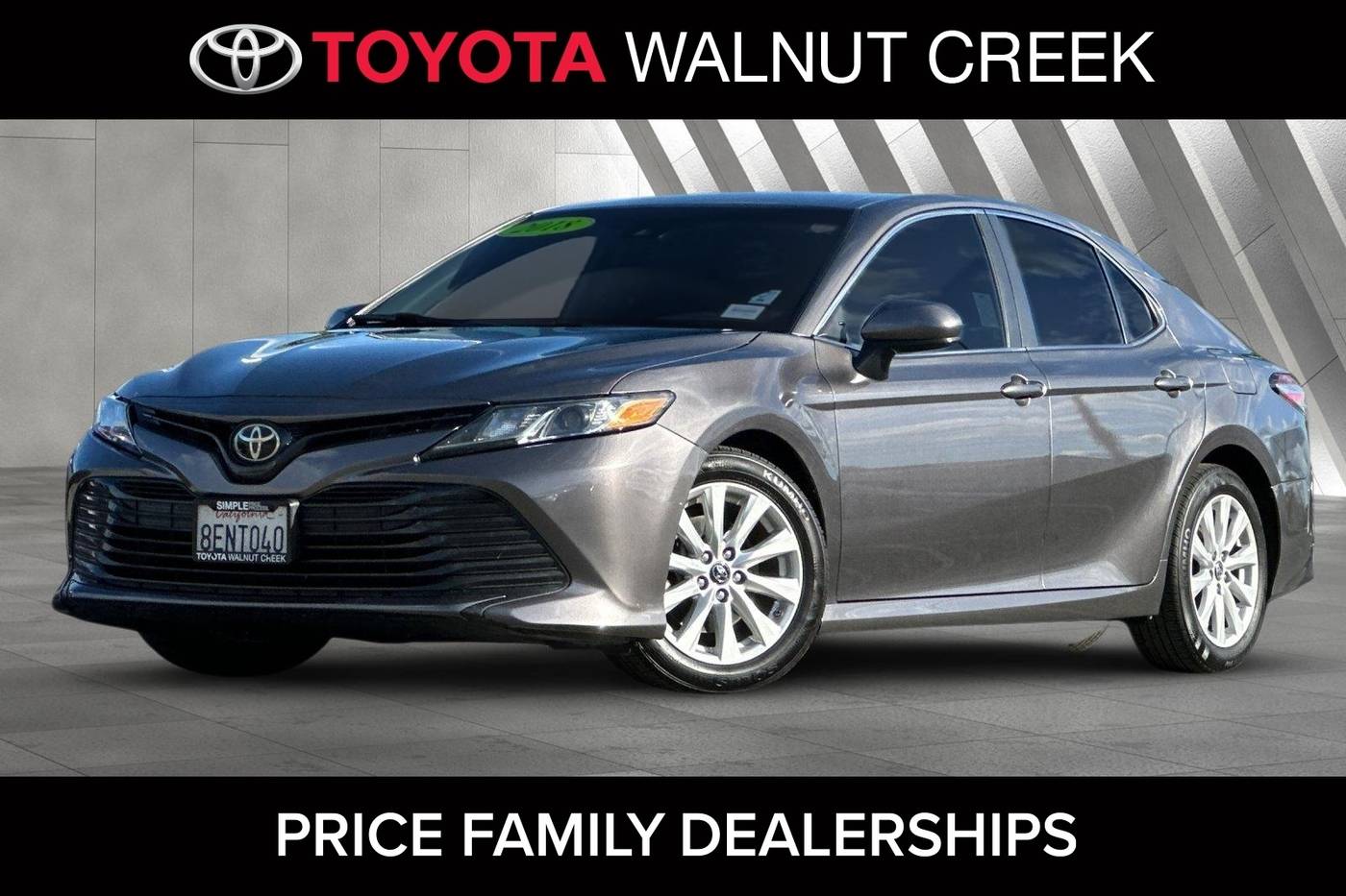 2018 Toyota Camry LE — Sedan — 128,838 mi — Walnut Creek, CA