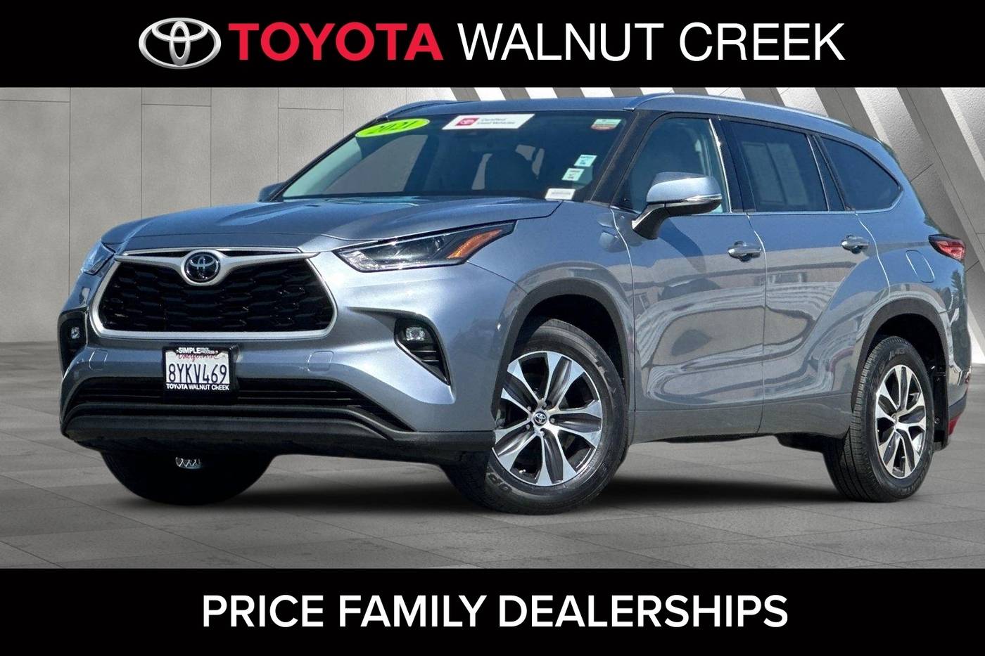 2021 Toyota Highlander XLE — SUV — 72,937 mi — Walnut Creek, CA