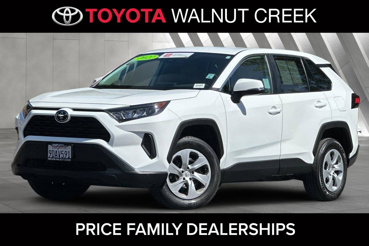2022 Toyota RAV4 LE — SUV — 16,918 mi — Walnut Creek, CA