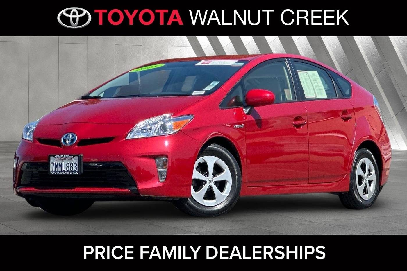 2015 Toyota Prius Three — Hatchback — 60,578 mi — Walnut Creek, CA