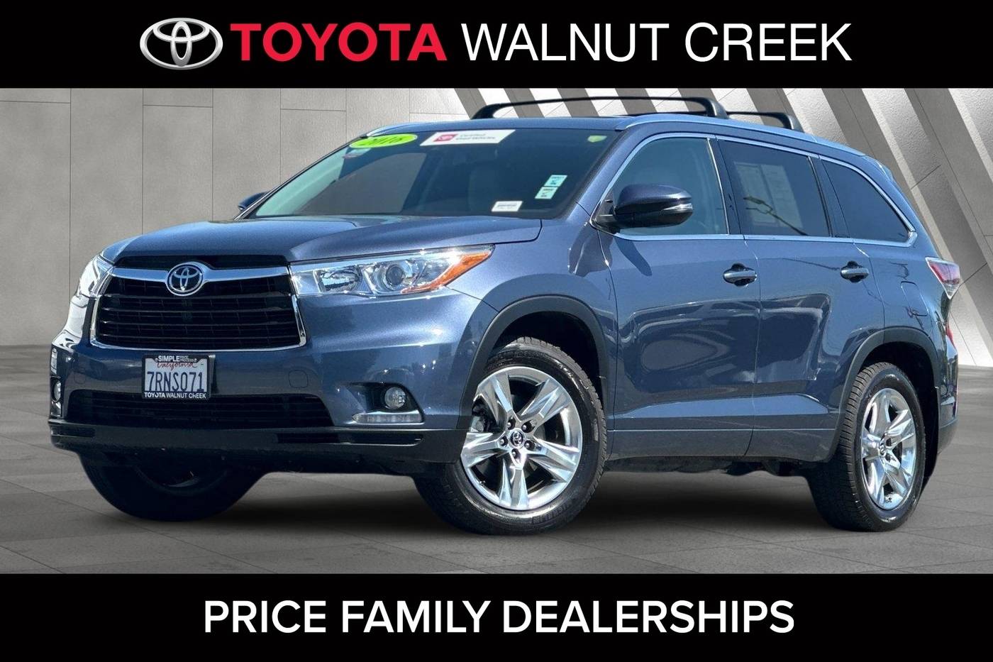 2016 Toyota Highlander Limited Platinum — SUV — 44,502 mi — Walnut Creek, CA