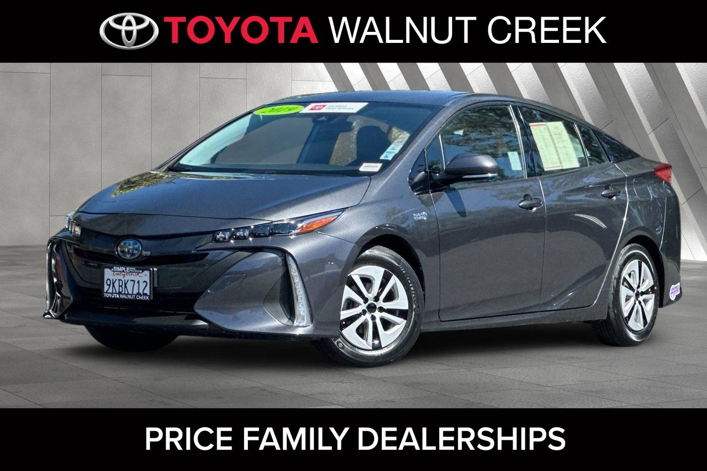 2019 Toyota Prius Prime Premium — Hatchback — 37,564 mi — Walnut Creek, CA