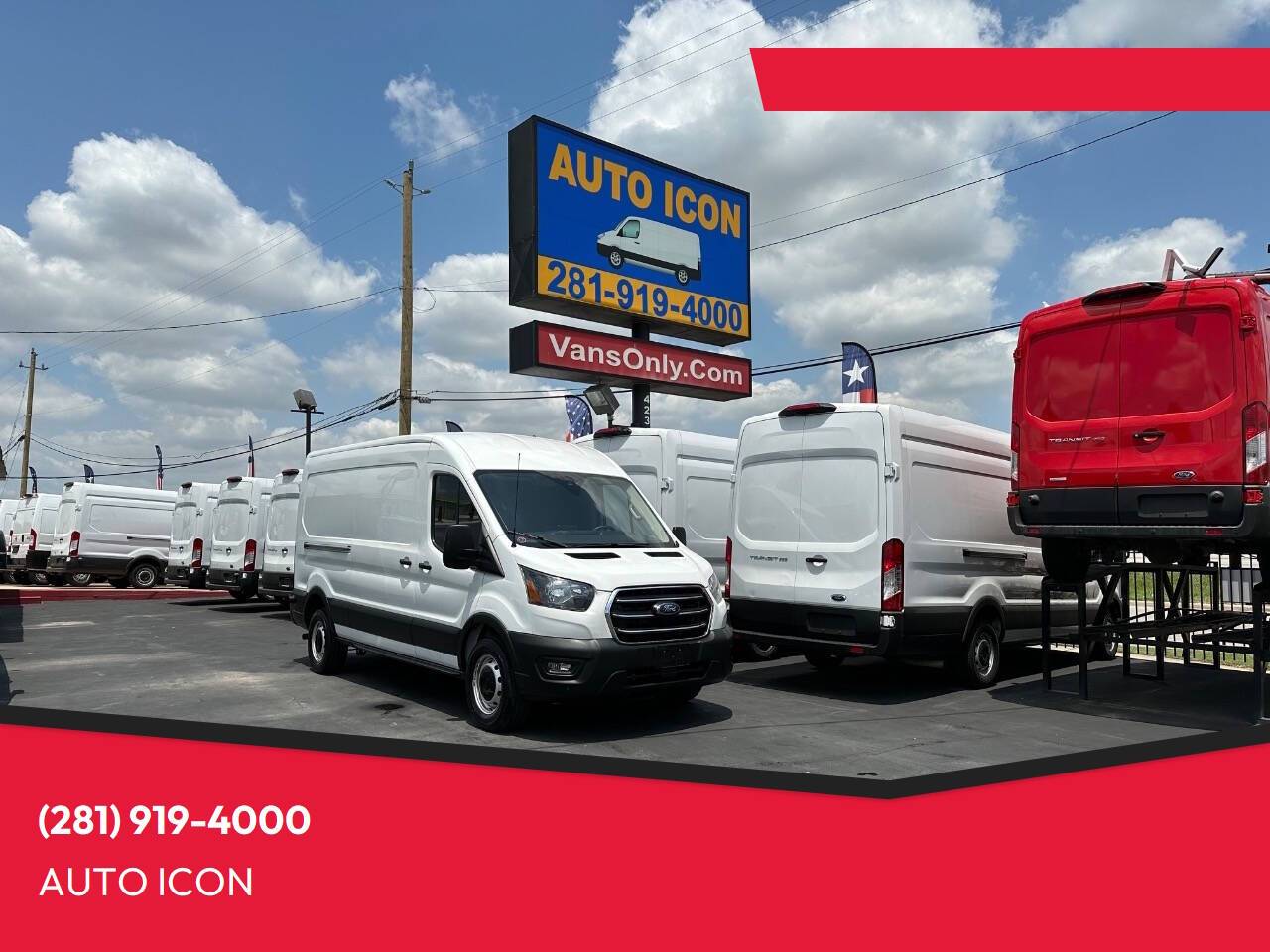 2020 Ford Transit Cargo Van T-250 — Cargo Van — 122,586 mi — Houston, TX