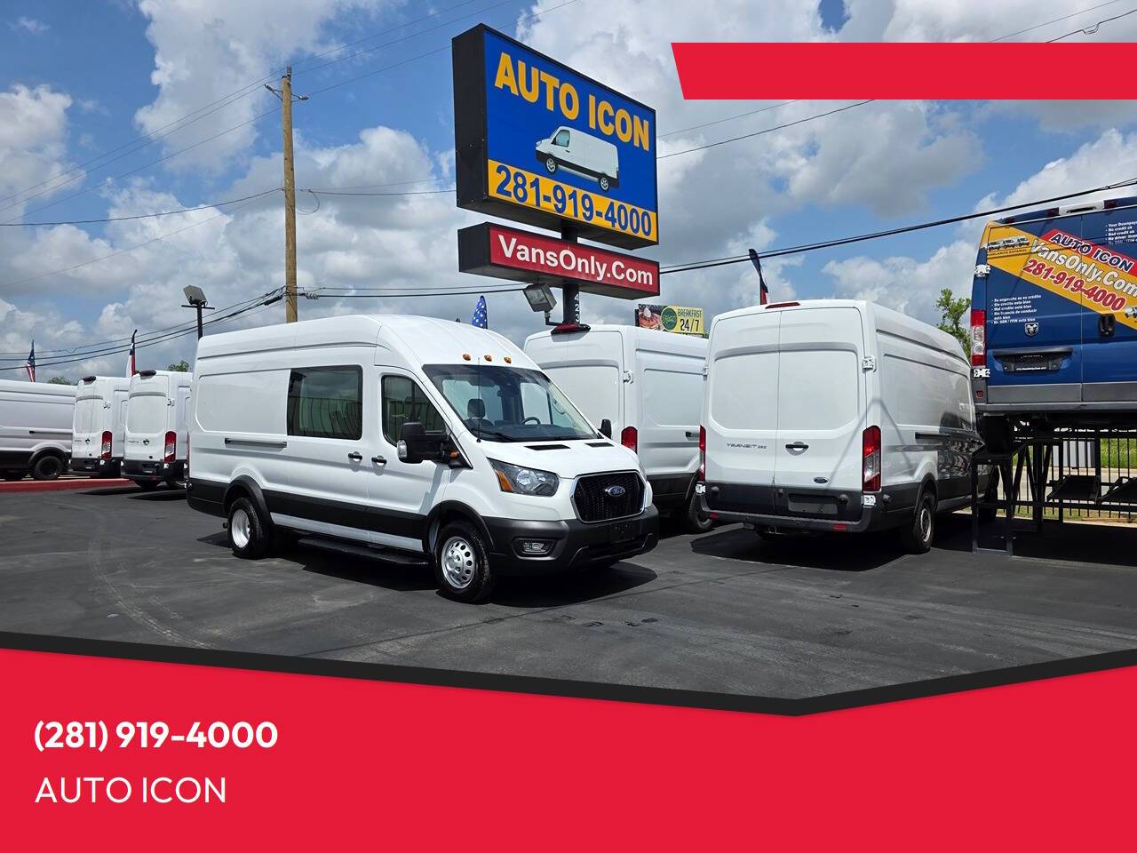 2022 Ford Transit Crew Van T-350 HD — Passenger Van — 95,728 mi — Houston, TX