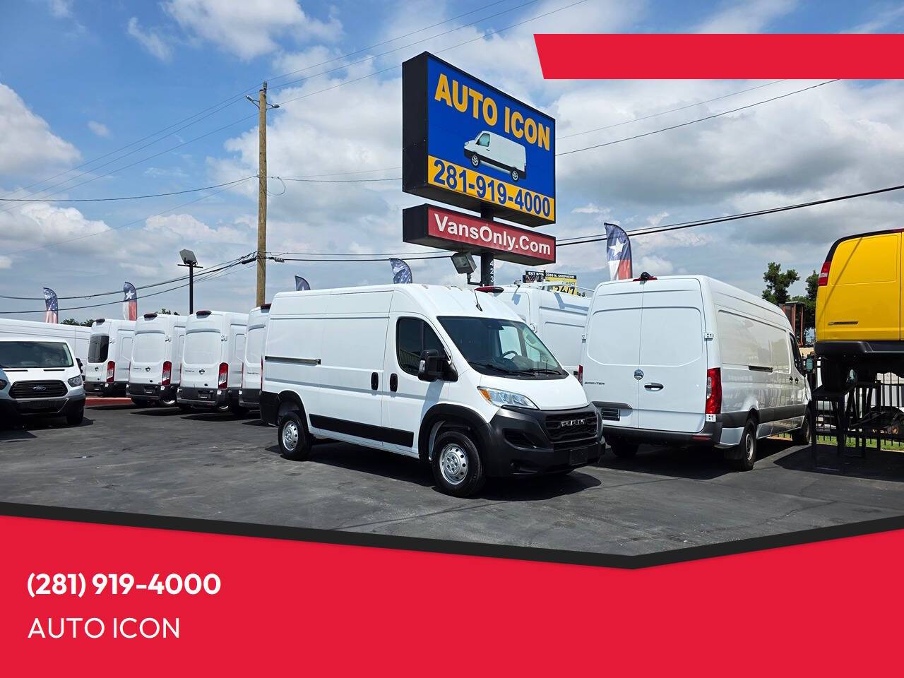2023 Ram ProMaster Cargo Van 1500 — Cargo Van — 64,772 mi — Houston, TX