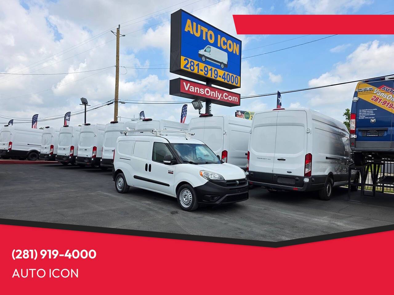 2017 Ram ProMaster City Cargo Van Tradesman — Cargo Van — 77,834 mi — Houston, TX