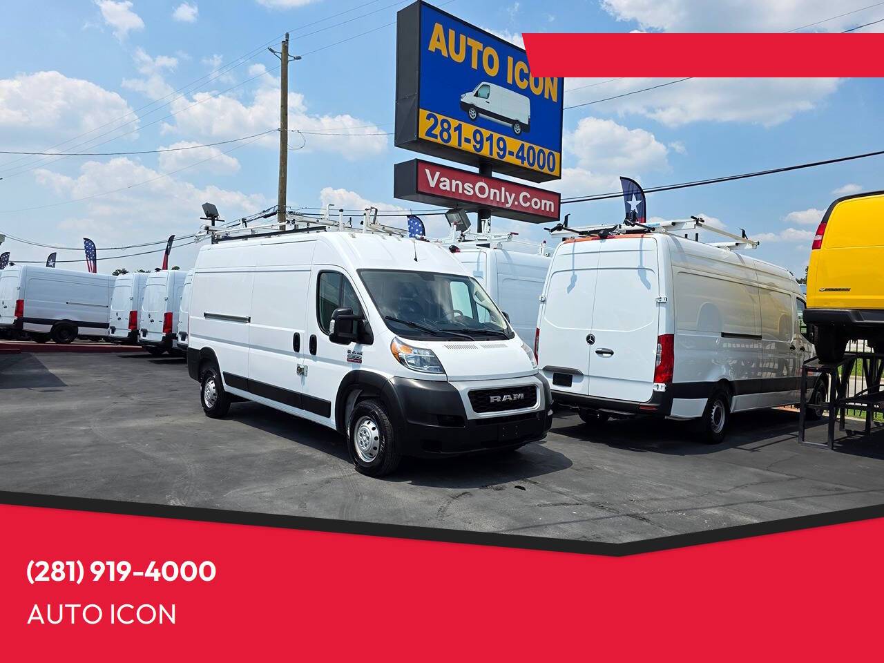 2021 Ram ProMaster Cargo Van 2500 — Cargo Van — 102,835 mi — Houston, TX