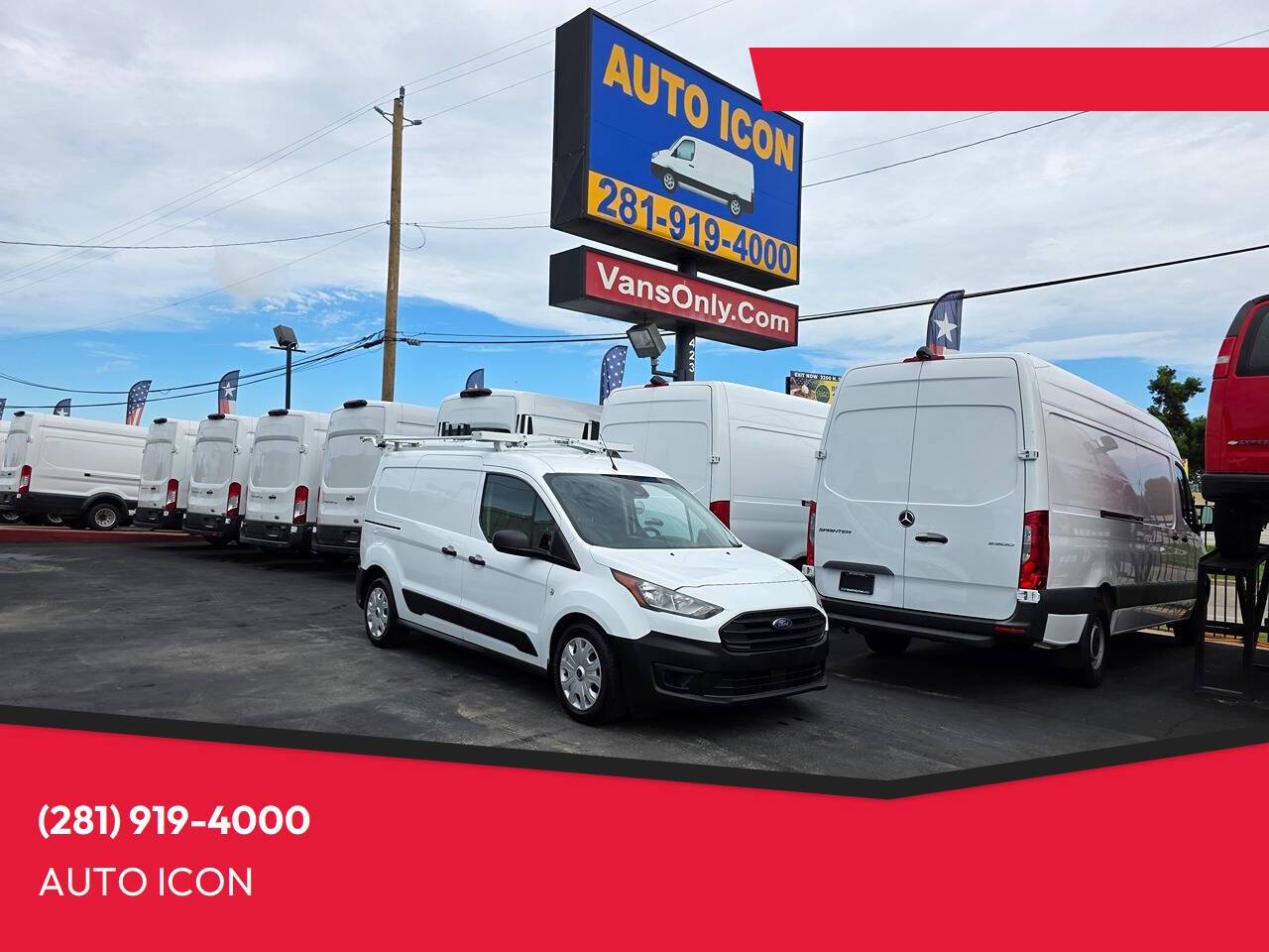 2022 Ford Transit Connect Van XL — Cargo Van — 70,335 mi — Houston, TX