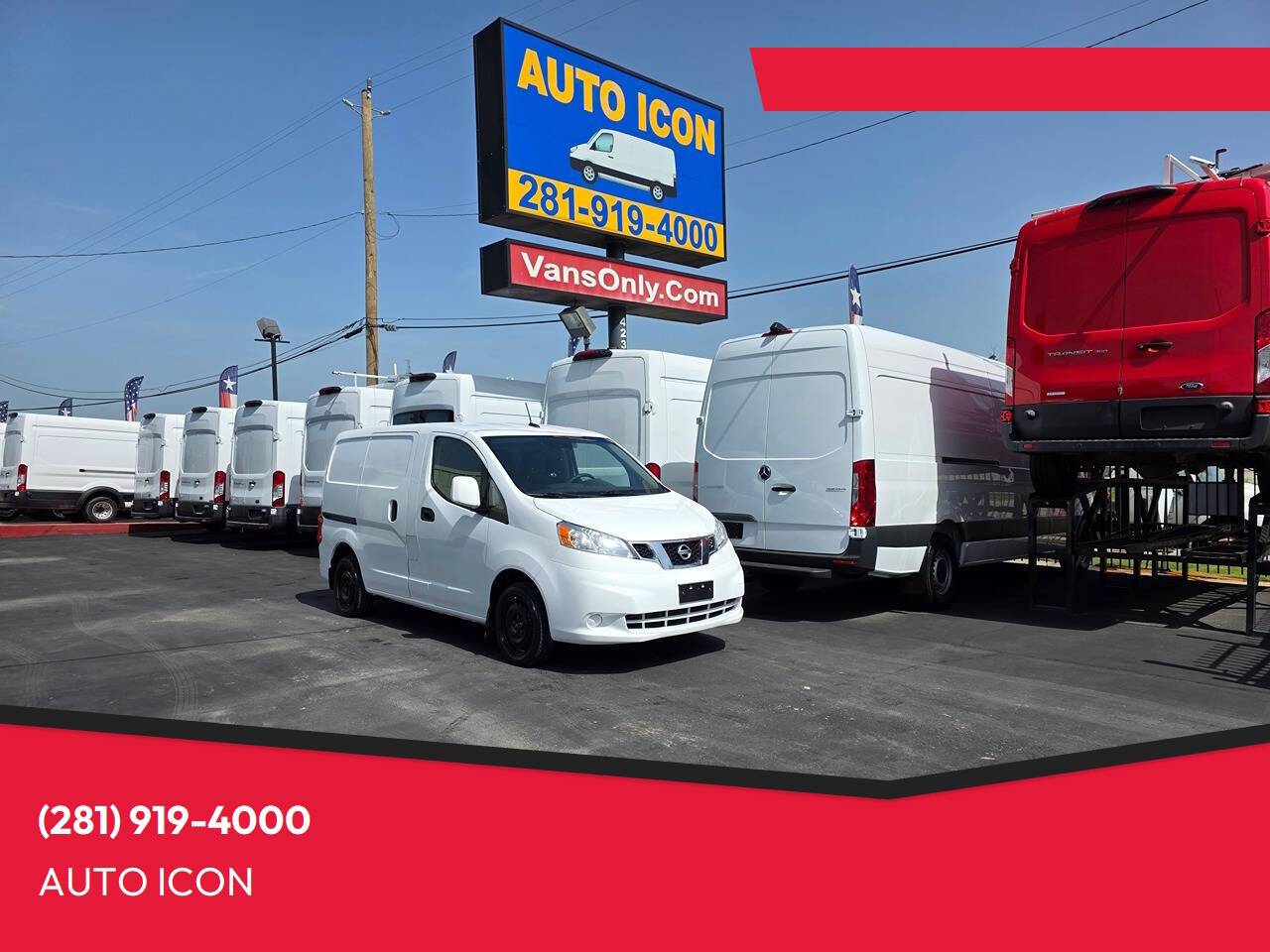 2019 Nissan NV200 Compact Cargo SV — Cargo Van — 169,324 mi — Houston, TX
