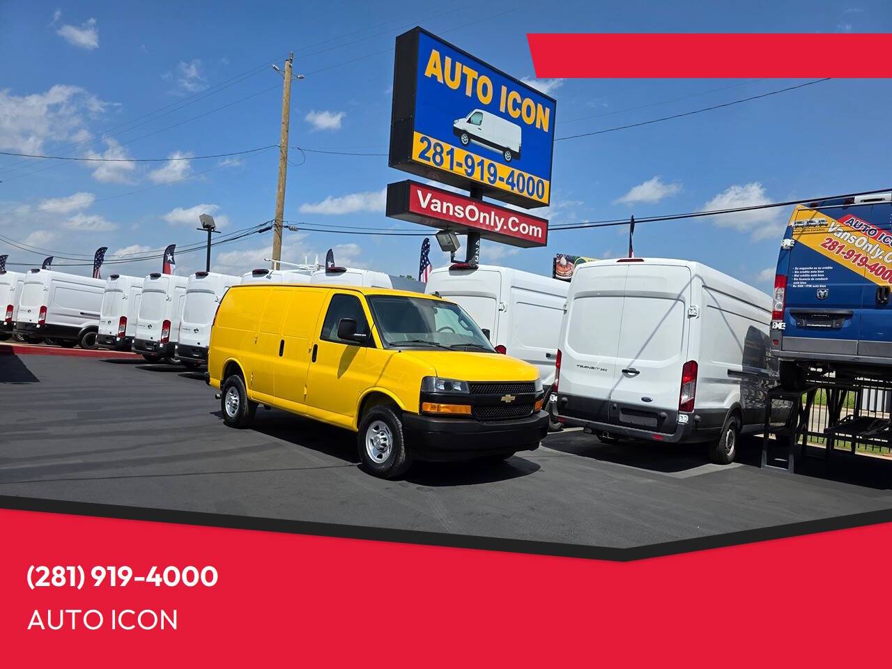 2022 Chevrolet Express Cargo Van Base — Cargo Van — 98,099 mi — Houston, TX