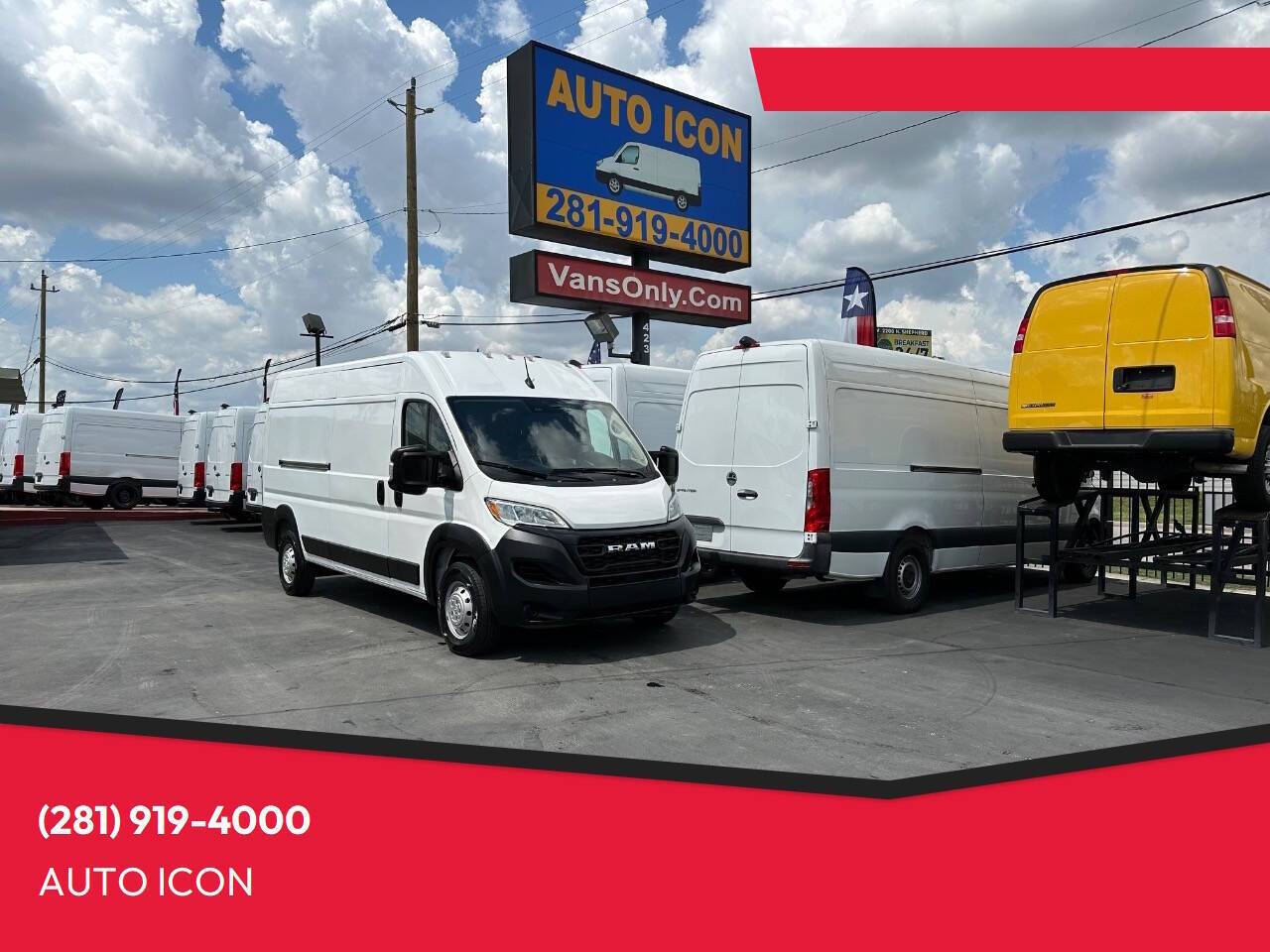 2023 Ram ProMaster Cargo Van 2500 — Cargo Van — 68,059 mi — Houston, TX