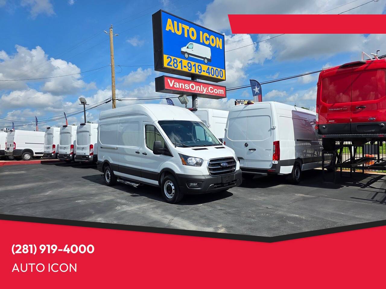 2020 Ford Transit Cargo Van T-250 — Cargo Van — 104,471 mi — Houston, TX