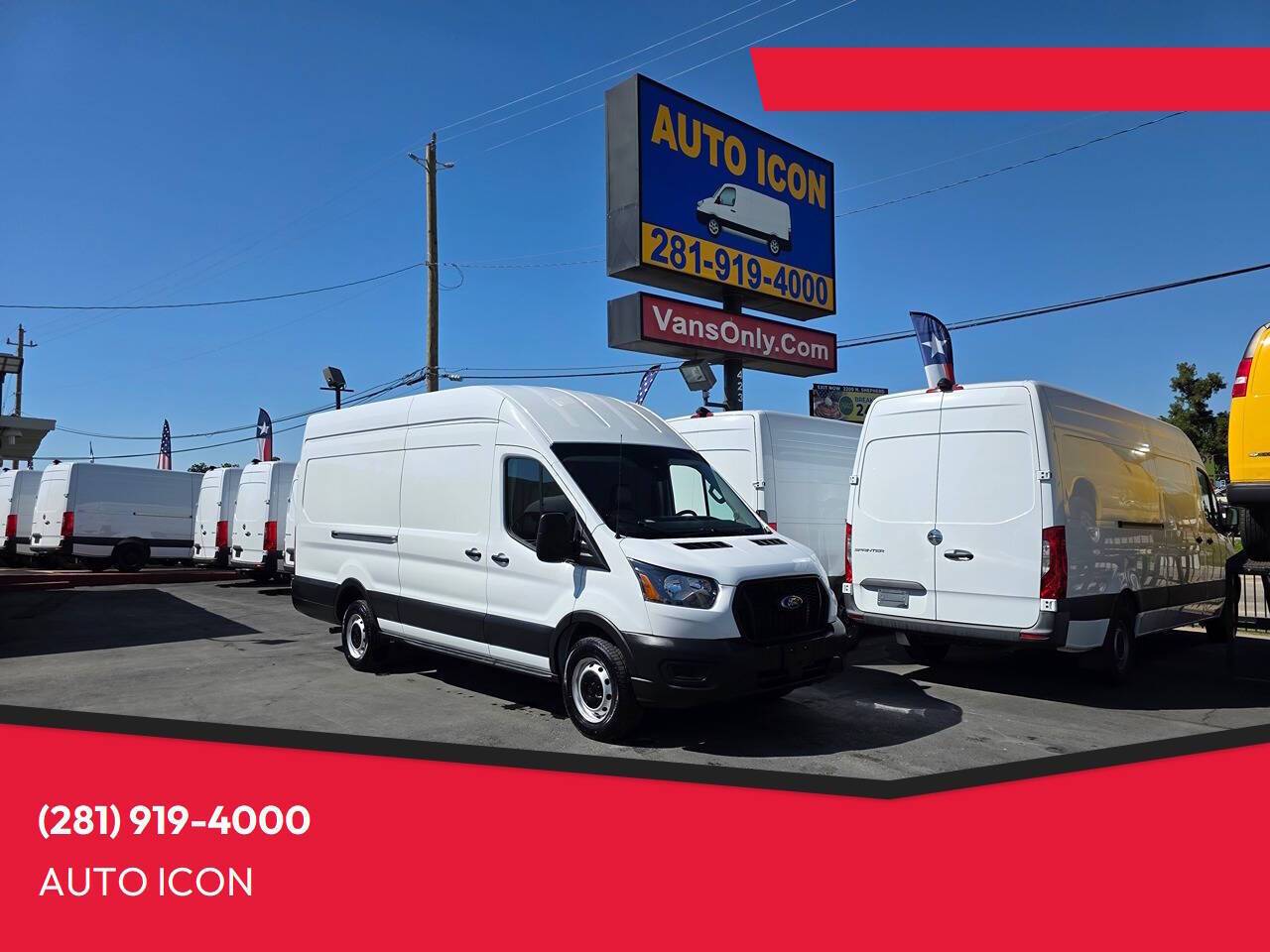 2023 Ford Transit Cargo Van T-250 — Cargo Van — 61,151 mi — Houston, TX