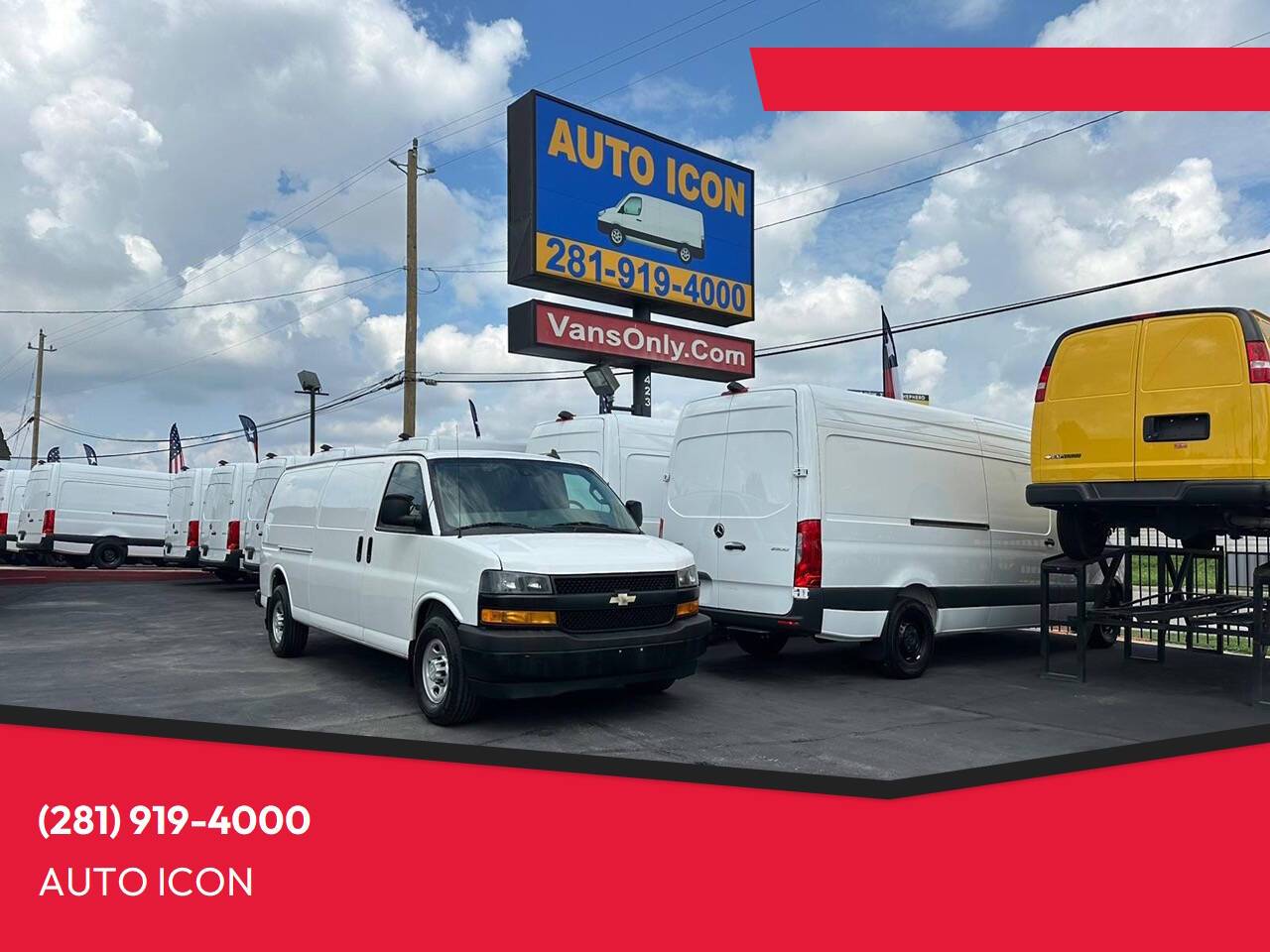 2019 Chevrolet Express Cargo Van Base — Cargo Van — 159,969 mi — Houston, TX