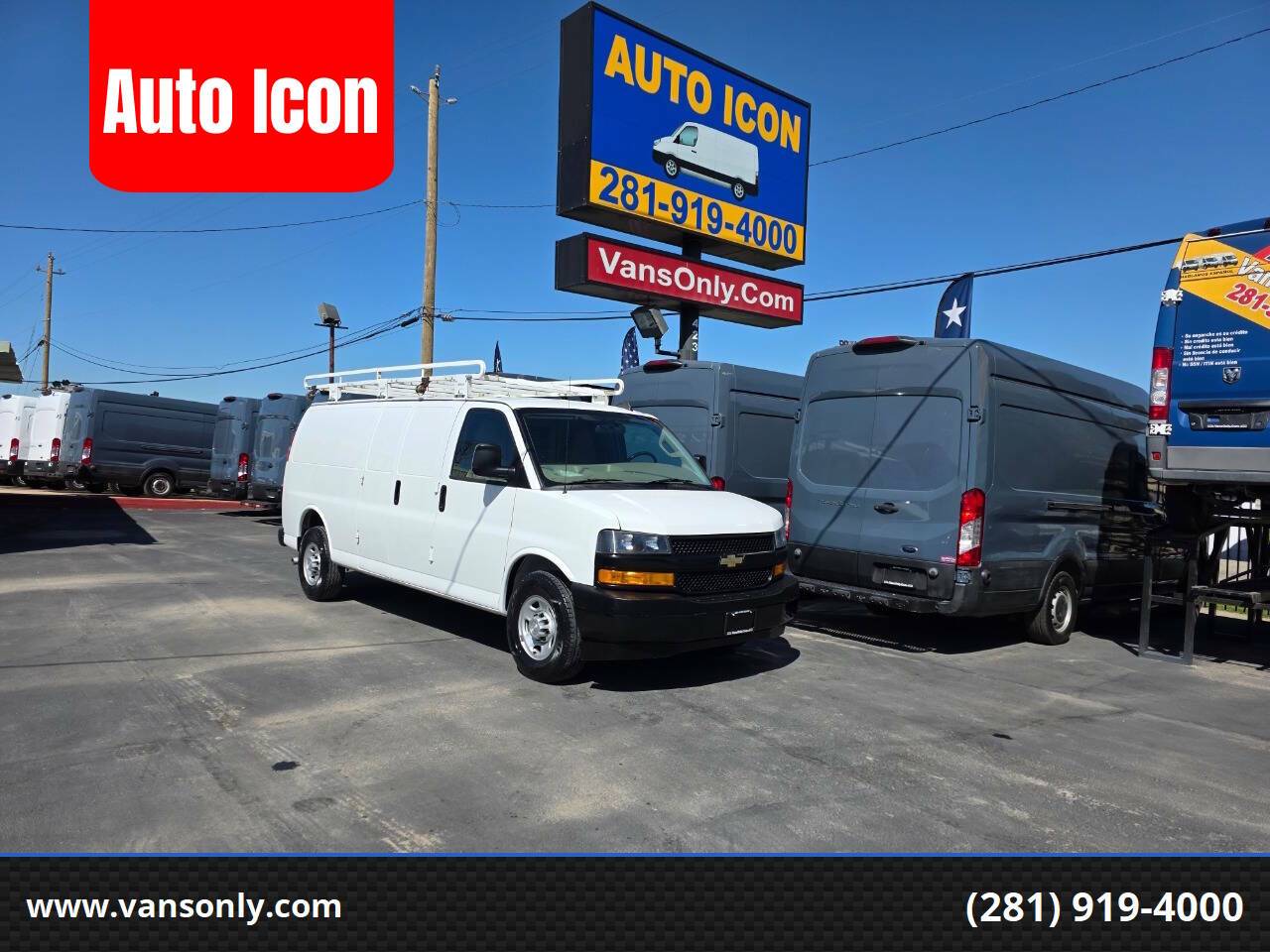 2019 Chevrolet Express Cargo Van Base — Cargo Van — 99,431 mi — Houston, TX