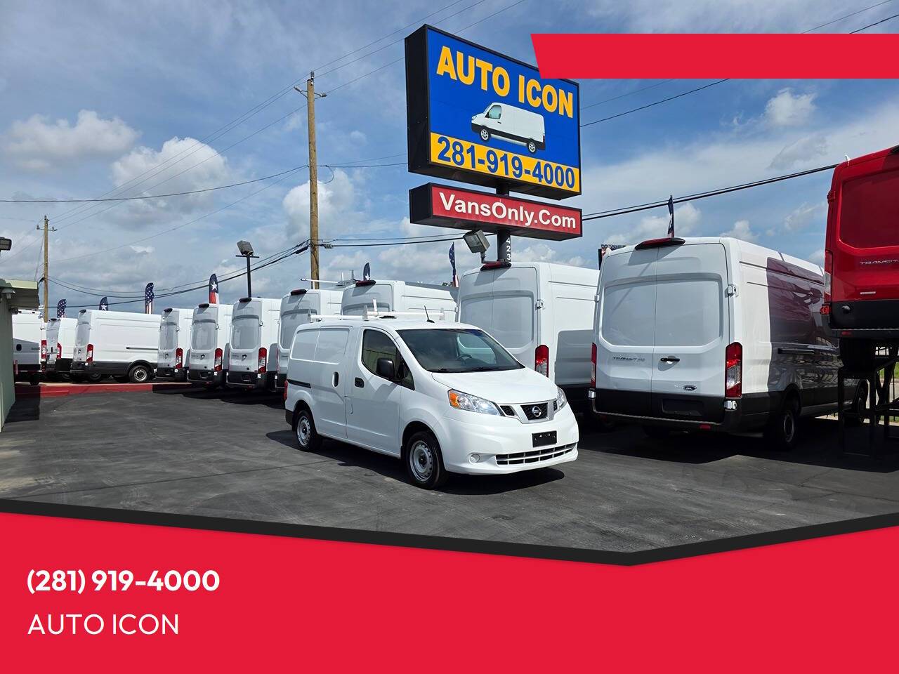 2020 Nissan NV200 Compact Cargo S — Cargo Van — 88,014 mi — Houston, TX