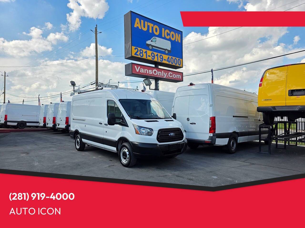 2019 Ford Transit Cargo Van T-250 — Cargo Van — 55,689 mi — Houston, TX