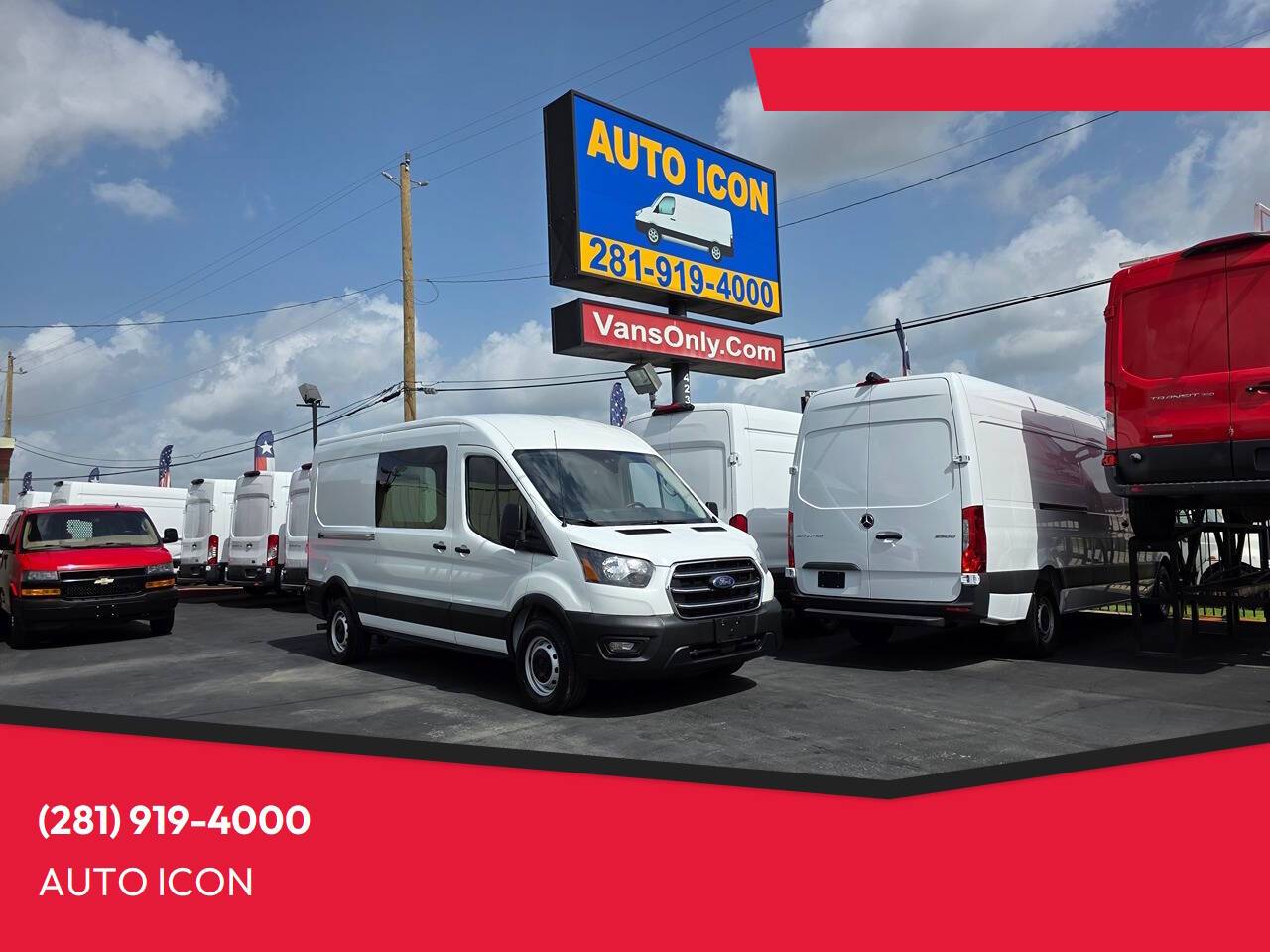 2020 Ford Transit Cargo Van T-250 — Cargo Van — 102,959 mi — Houston, TX