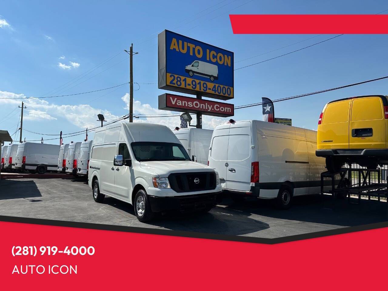 2017 Nissan NV Cargo NV3500 HD SV — Cargo Van — 171,940 mi — Houston, TX