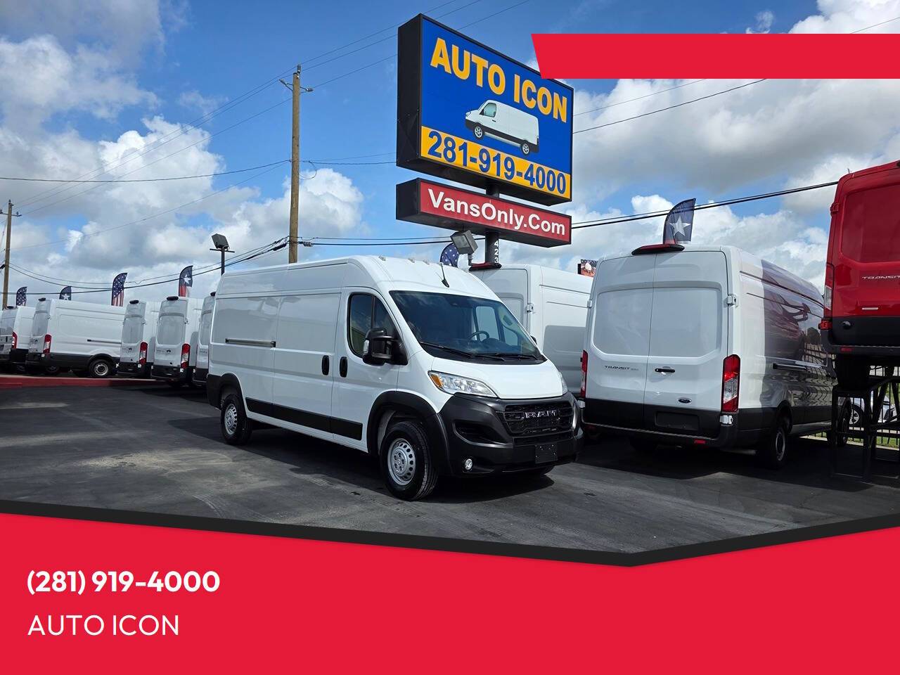 2025 Ram ProMaster Cargo Van Tradesman 2500 — Cargo Van — 9,595 mi — Houston, TX