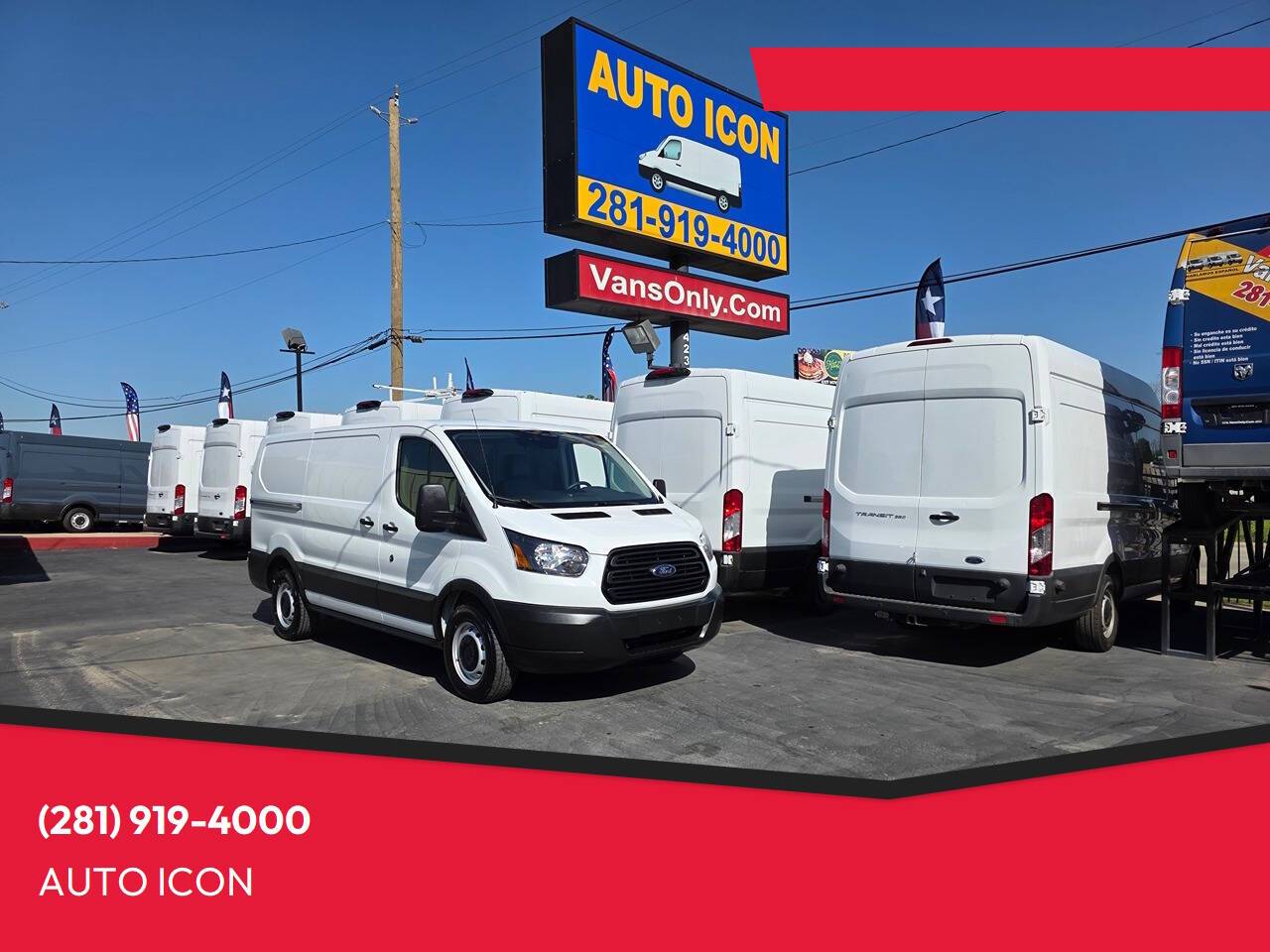 2019 Ford Transit Cargo Van T-150 — Cargo Van — 213,006 mi — Houston, TX